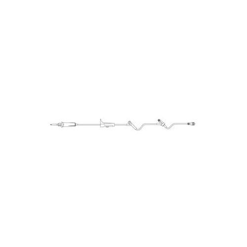 US1160 - Primary Gravity IV Set with SafeLine® Split Septum Injection Site and ULTRASITE® Injection Site - 50/Case