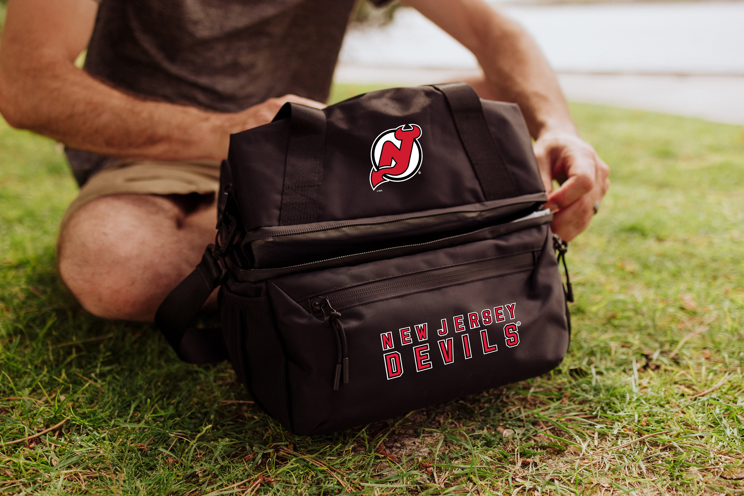 New Jersey Devils - Tarana Recycled Lunch Bag Cooler with Utensils