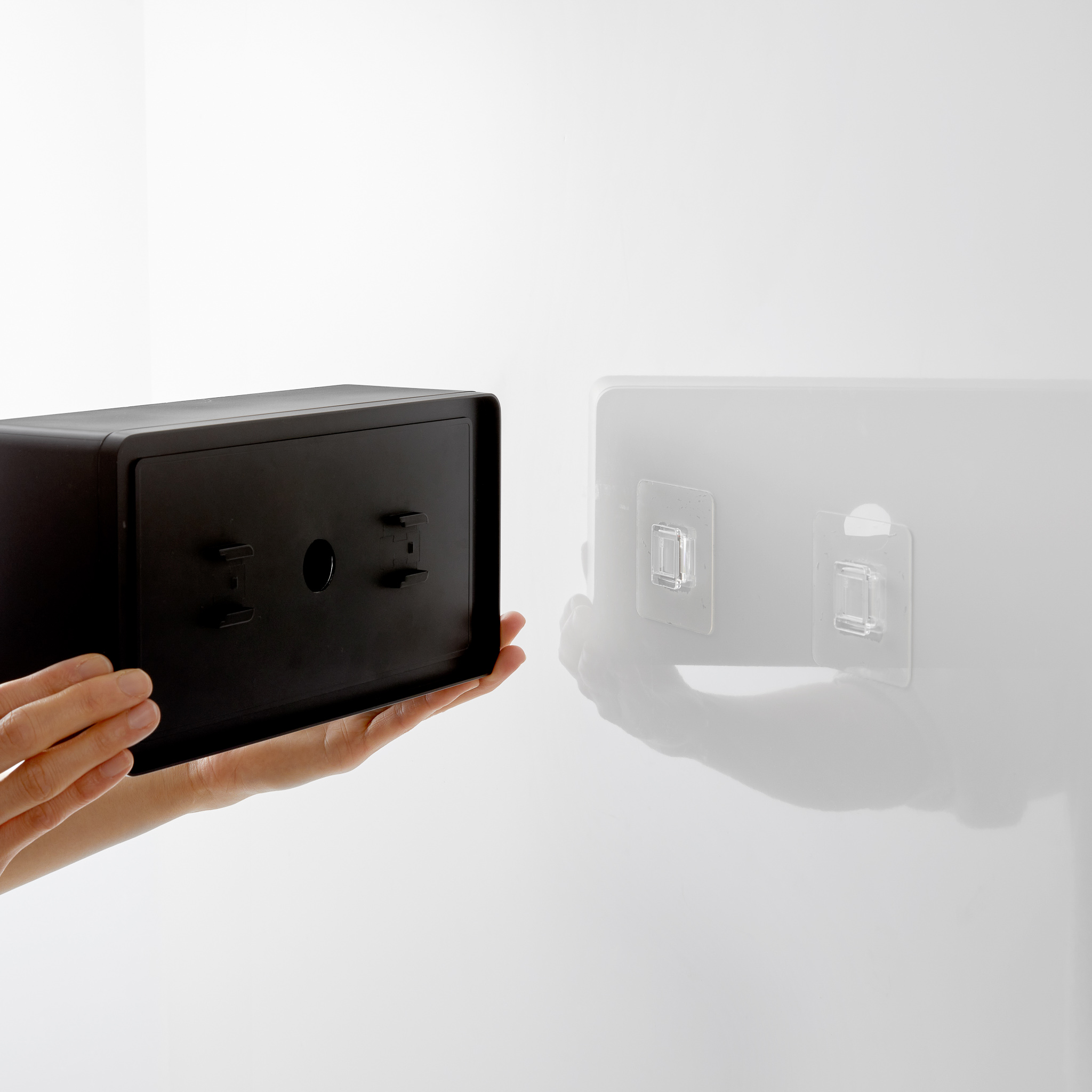 Film Hook Tissue Case : Einfache Installation mit Filmhaken auf glatten Oberflächen