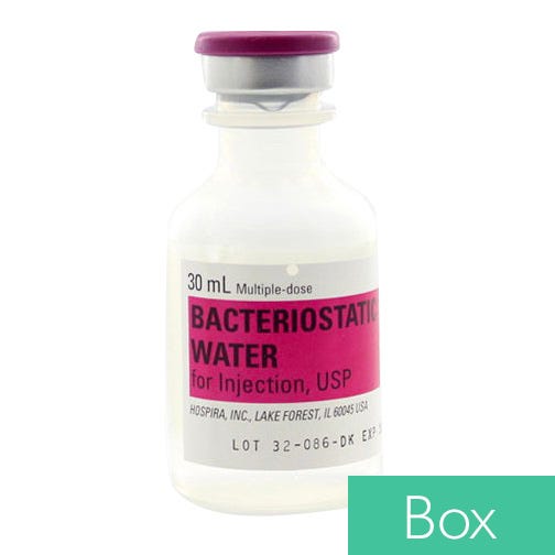 Bacteriostatic Water, 30ml Multiple Dose Vial - 25/Box