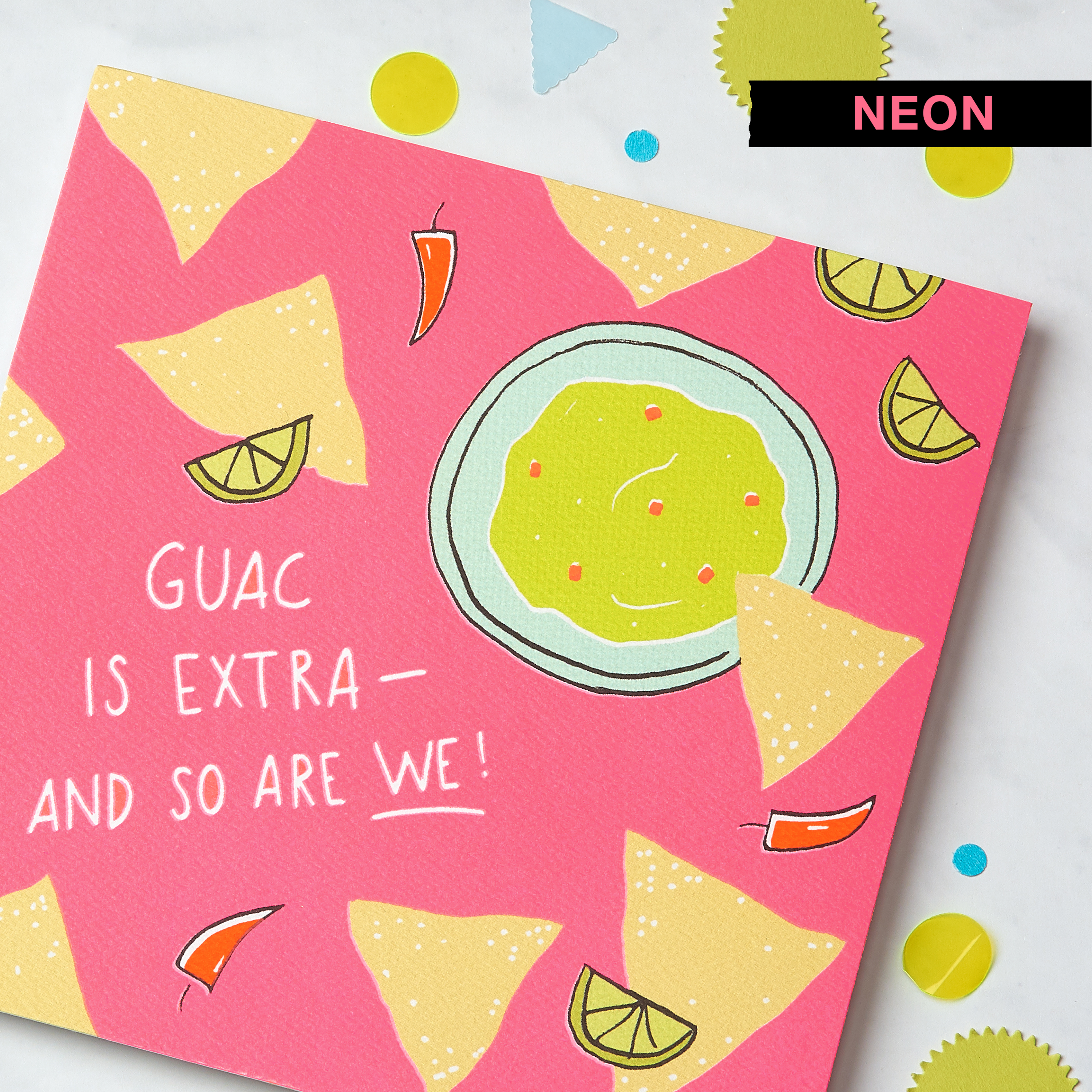 Guacamole Greeting Card - Birthday, Thinking of You, Friendship image