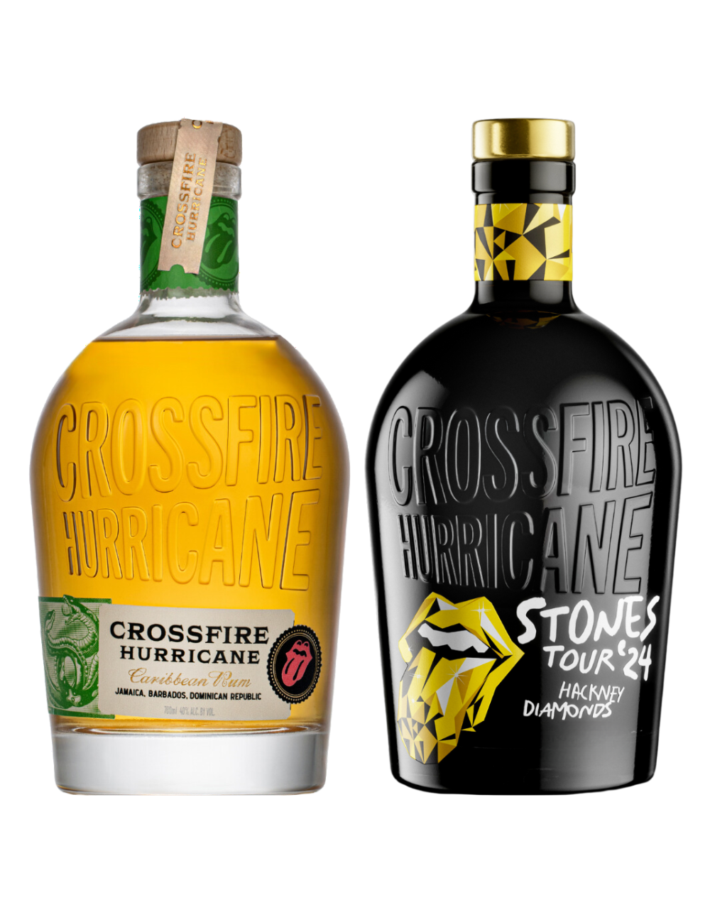 CROSSFIRE HURRICANE RUM LIMITED EDITION HACKNEY DIAMONDS GIFT SET