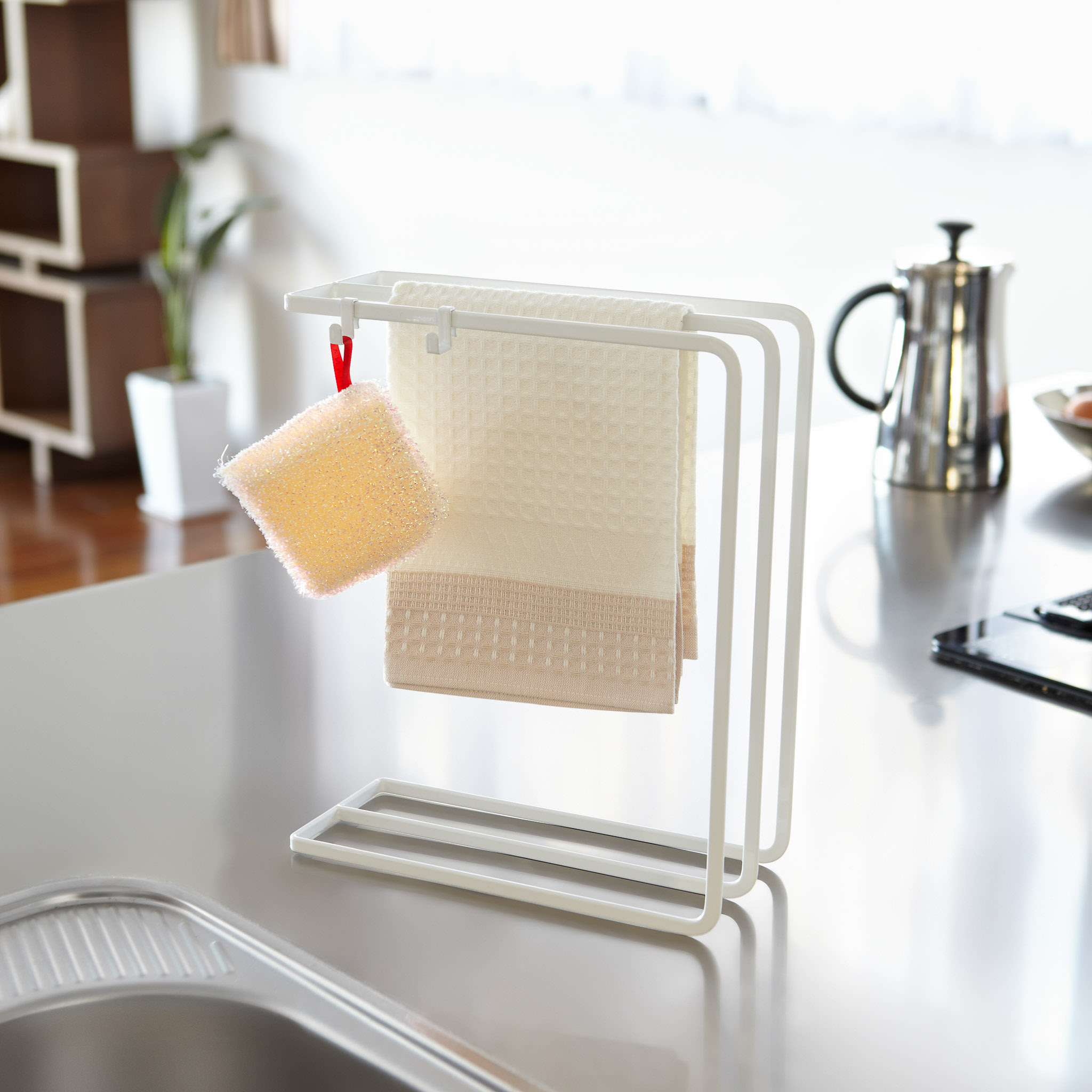 Dishcloth Hanger : Vertical & Horizontal Use