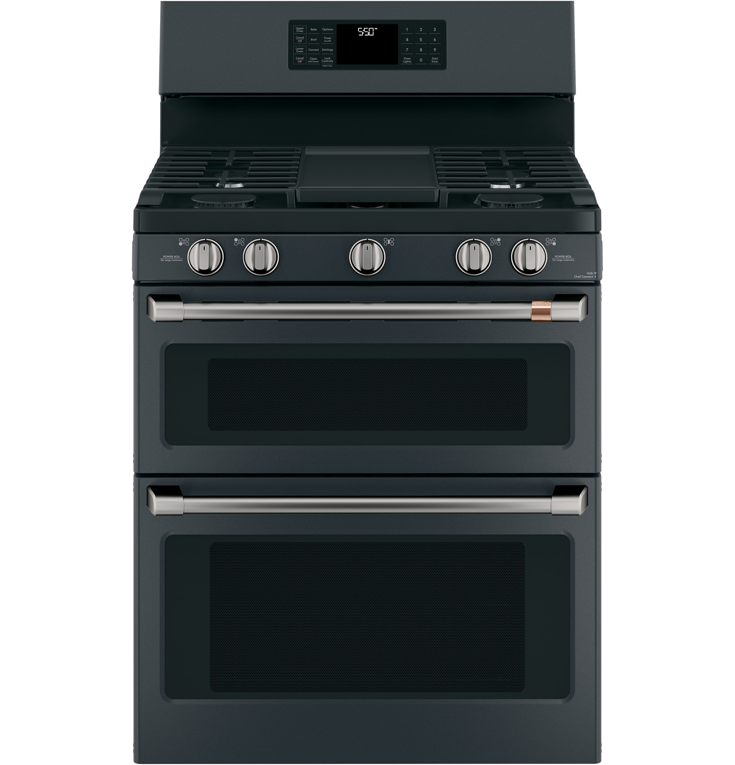 Freestanding Gas Knobs,Hndls Brushed Black — Not Connectable view 2