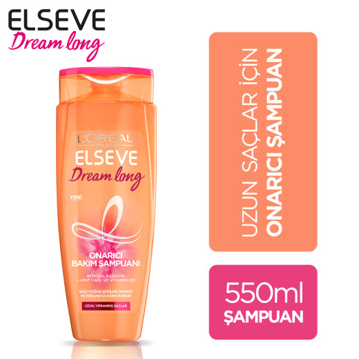 l'oreal paris elseve dream long onarıcı bakım şampuanı 520 ml