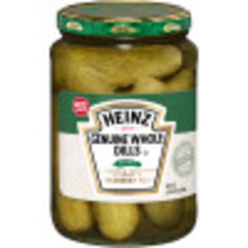 Heinz® Heinz Genuine Whole Dill Pickles, 24 fl oz Jar Heinz®