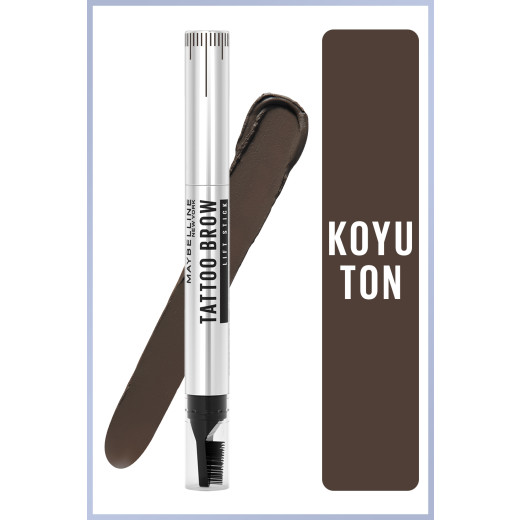 maybelline new york tattoo brow lift kaş kalemi- 04 deep brown (koyu ton)