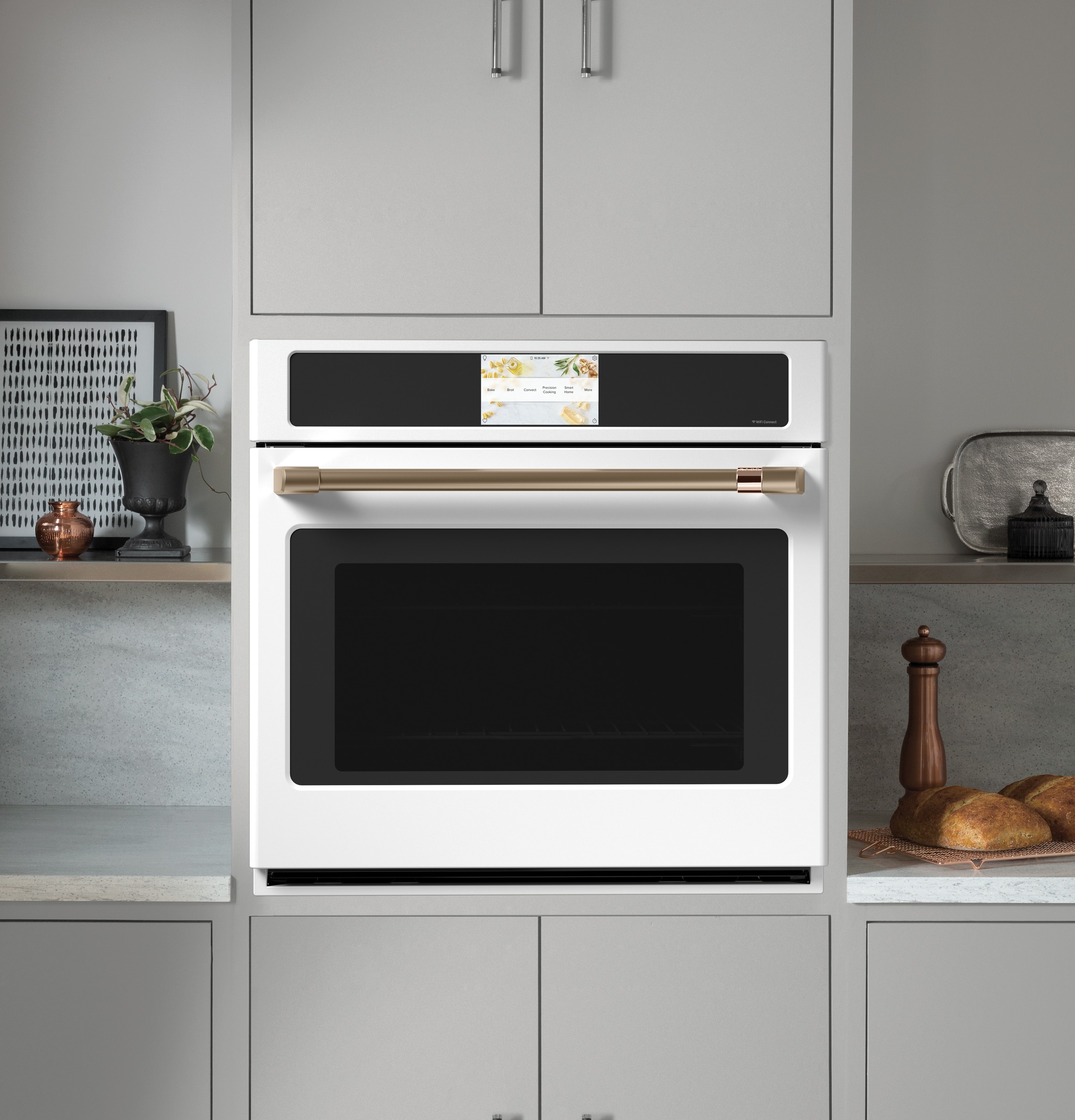 30" Width — Slf & Stm Cln — Conv Oven — 7" Full-Clr Tch LCD Scrn — 2x Roller Rck, Meat Prb — Prec Ckg, Hot-Air Fry, Stm-Assist — ADA Compliant — Connectable via built-in WiFi — Est Drop Date = JUN-26 view 5