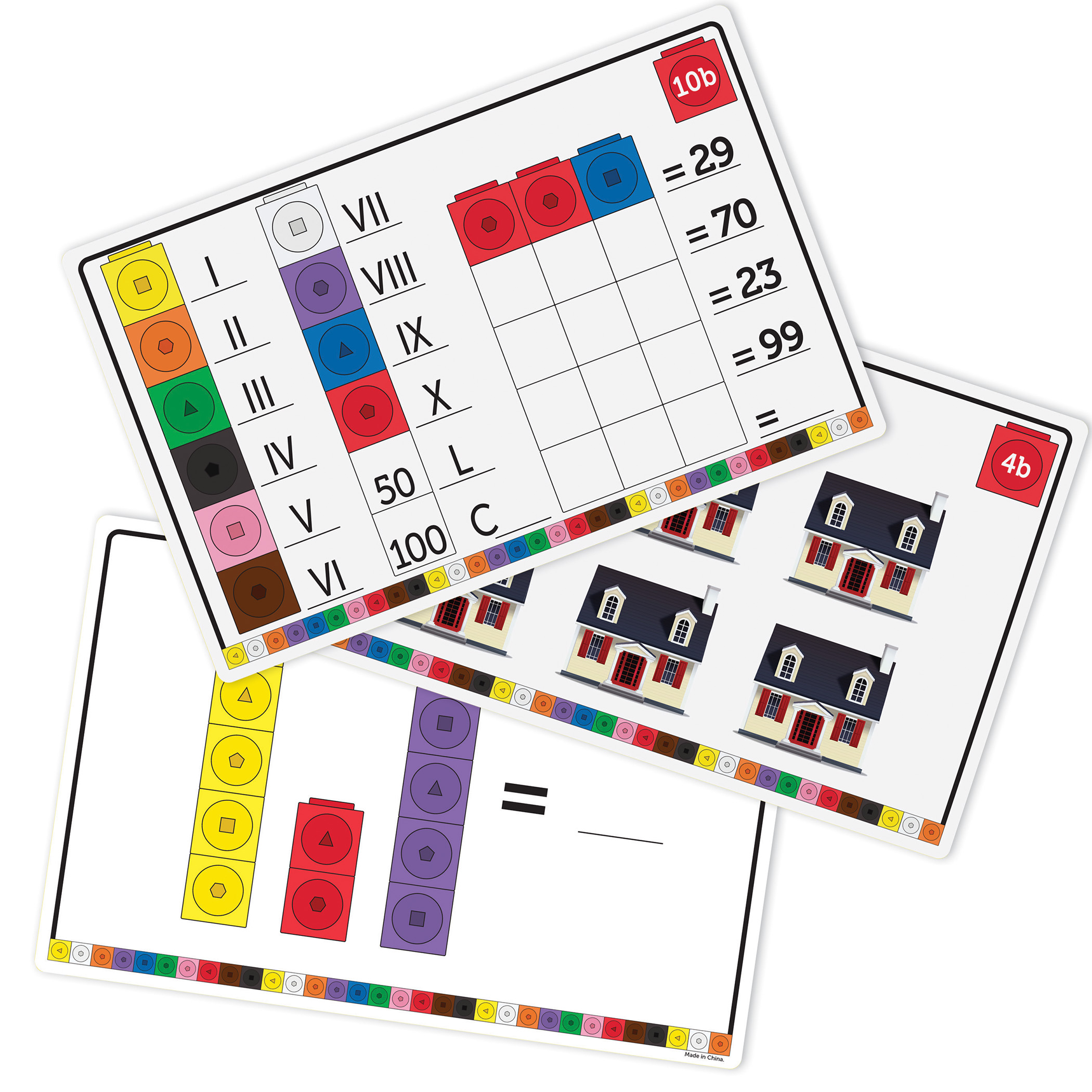 Learning Resources Mathlink Cube Math Activity Set image number null