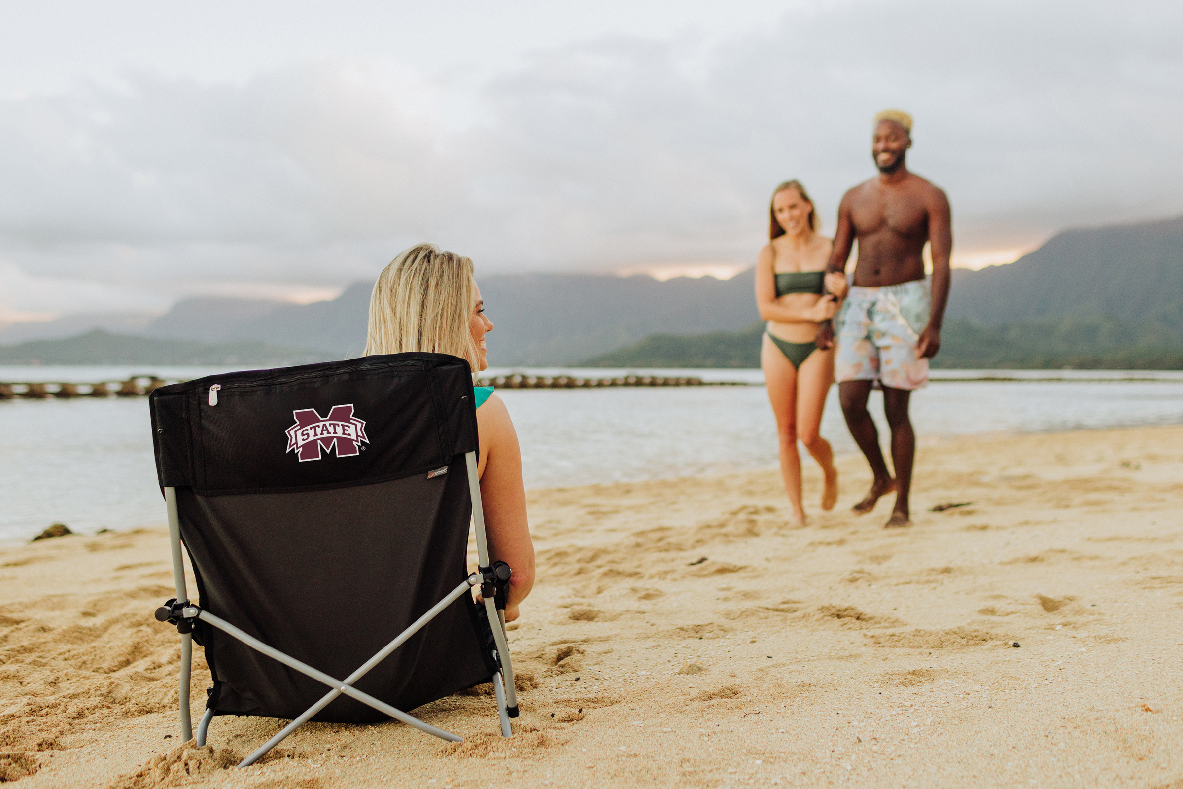 Mississippi State Bulldogs - Tranquility Beach Chair with Carry Bag