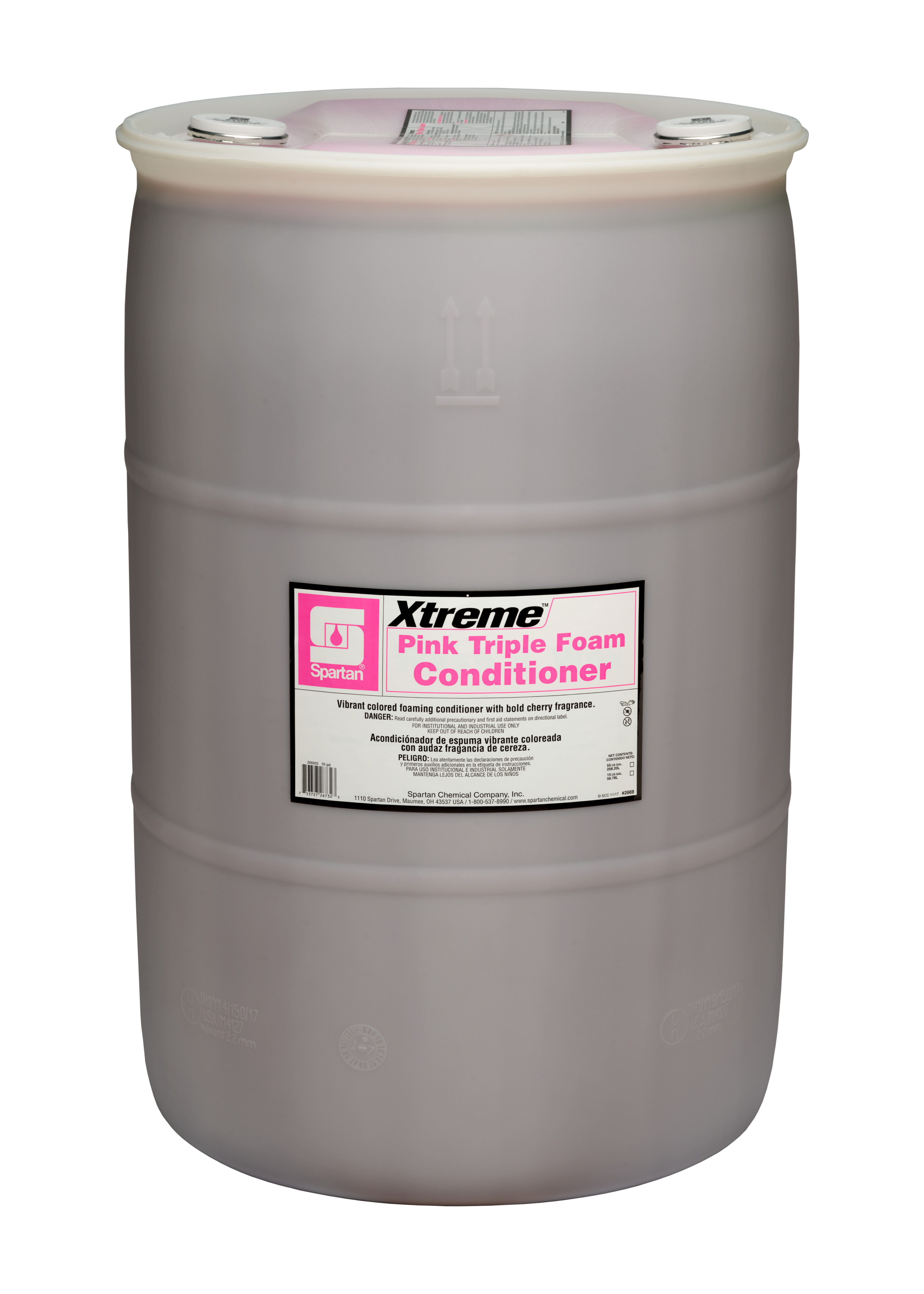Spartan Chemical Company Xtreme Pink Triple Foam Conditioner, 55 GAL DRUM