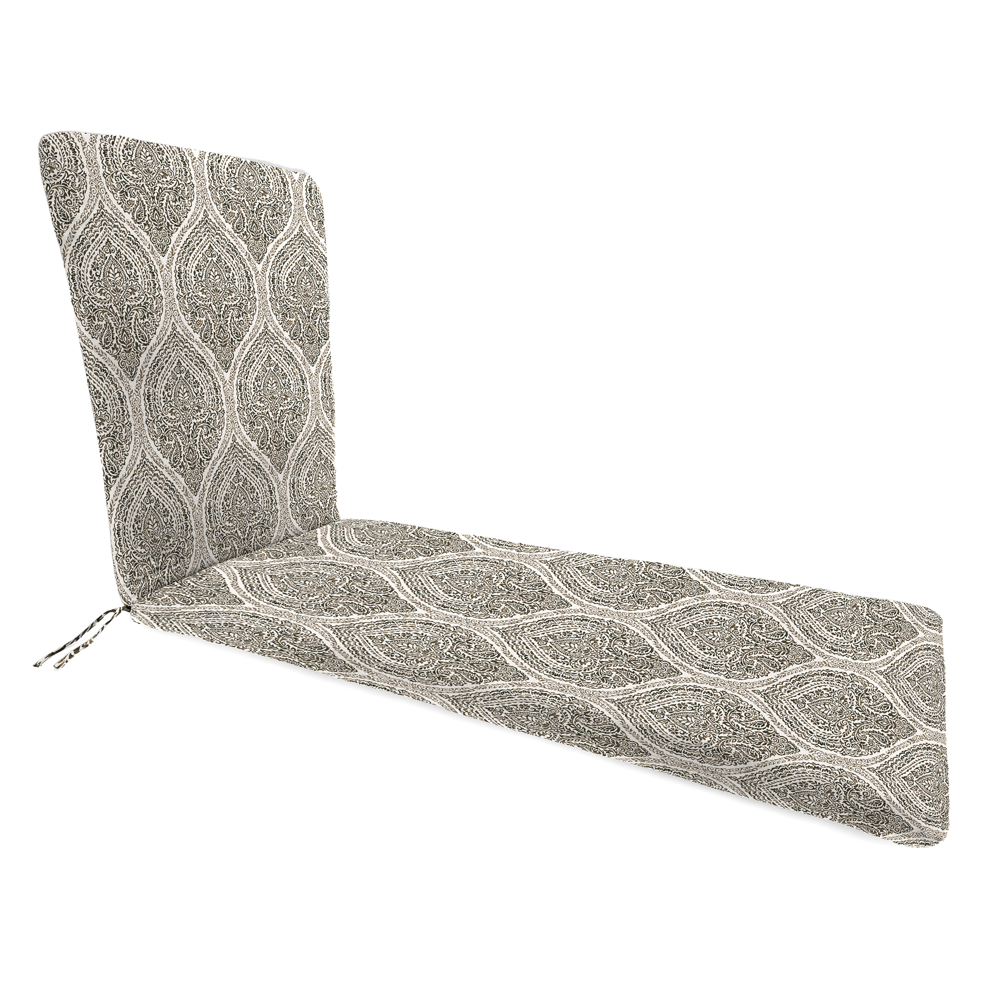 New Outdoor Patio Chaise Lounge Chair Cushion with Ties 74" x 22", UV Treated - Picture 7 of 18