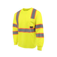 Radians ST41-3 Class 3 Mesh Long Sleeve T-Shirt with Contrast Trim