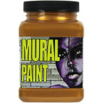 GOLD METALLIC MURAL PAINT PINT GLAM ROCK