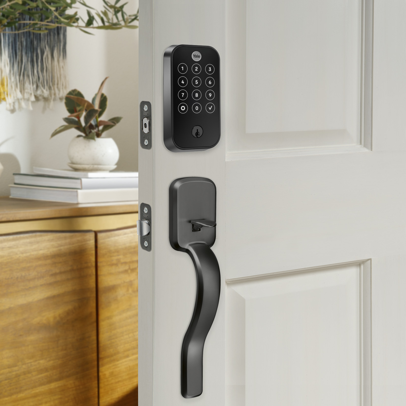 Yale Assure Lock 2 Touch with Wi-Fi and Ridgefield Handle