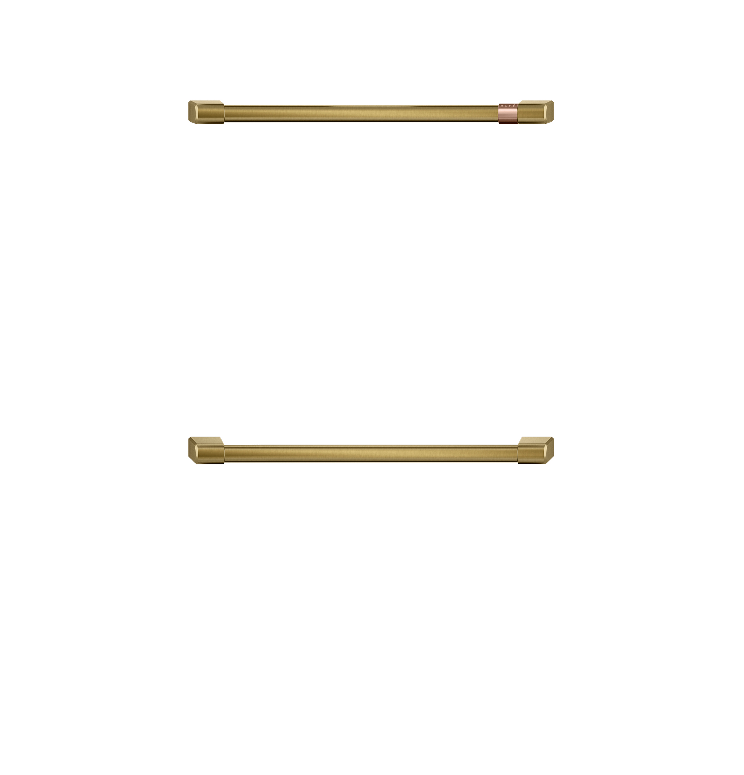 27" Width Hndl Kit for Dbl Wall Ovens Brushed Brass For use w/ Wall Ovens — Not Connectable