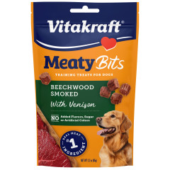 Image of Vitakraft MeatyBits Treat for Dogs, Venison 2.2 oz