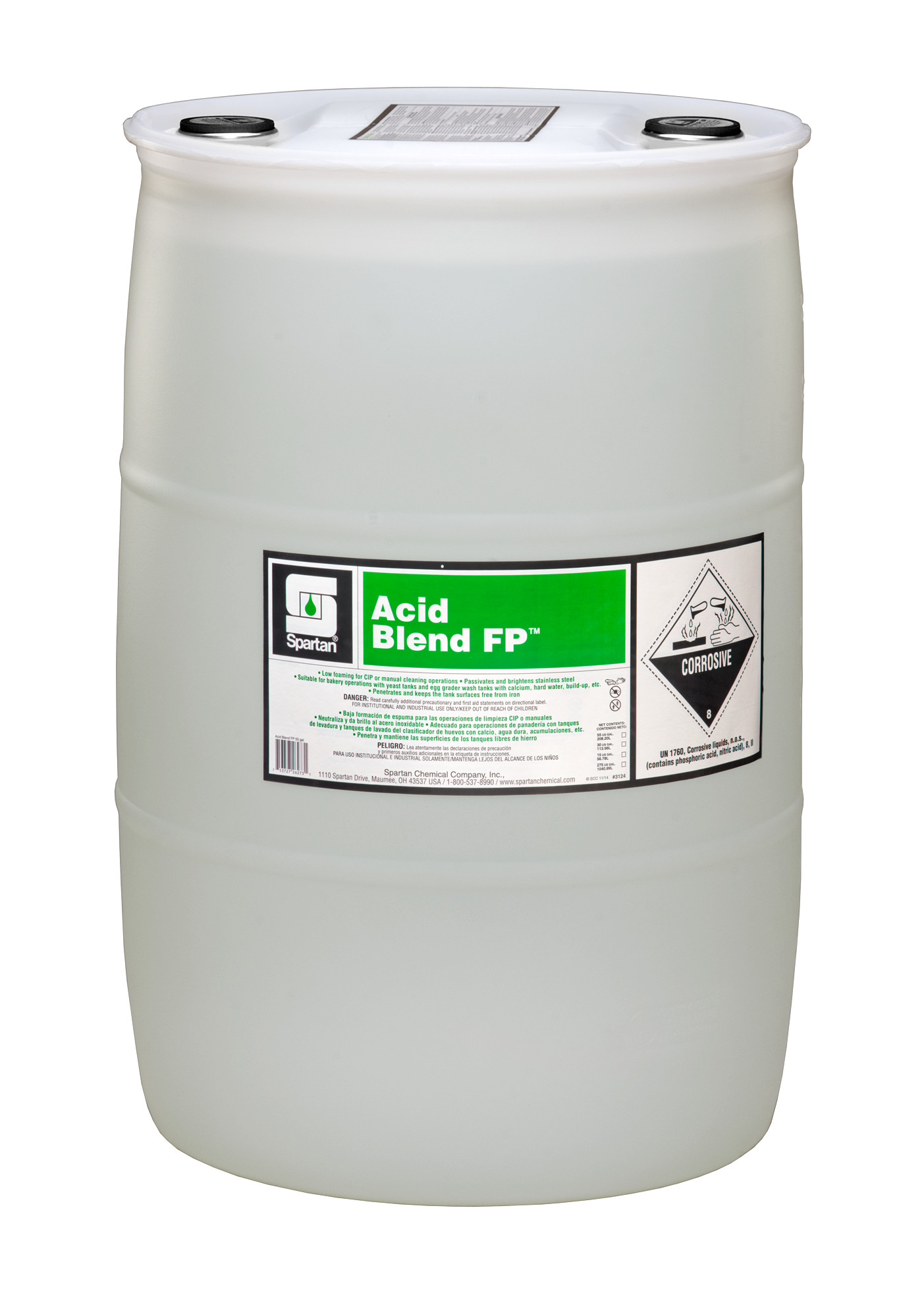 Spartan Chemical Company Acid Blend FP, 55 GAL DRUM