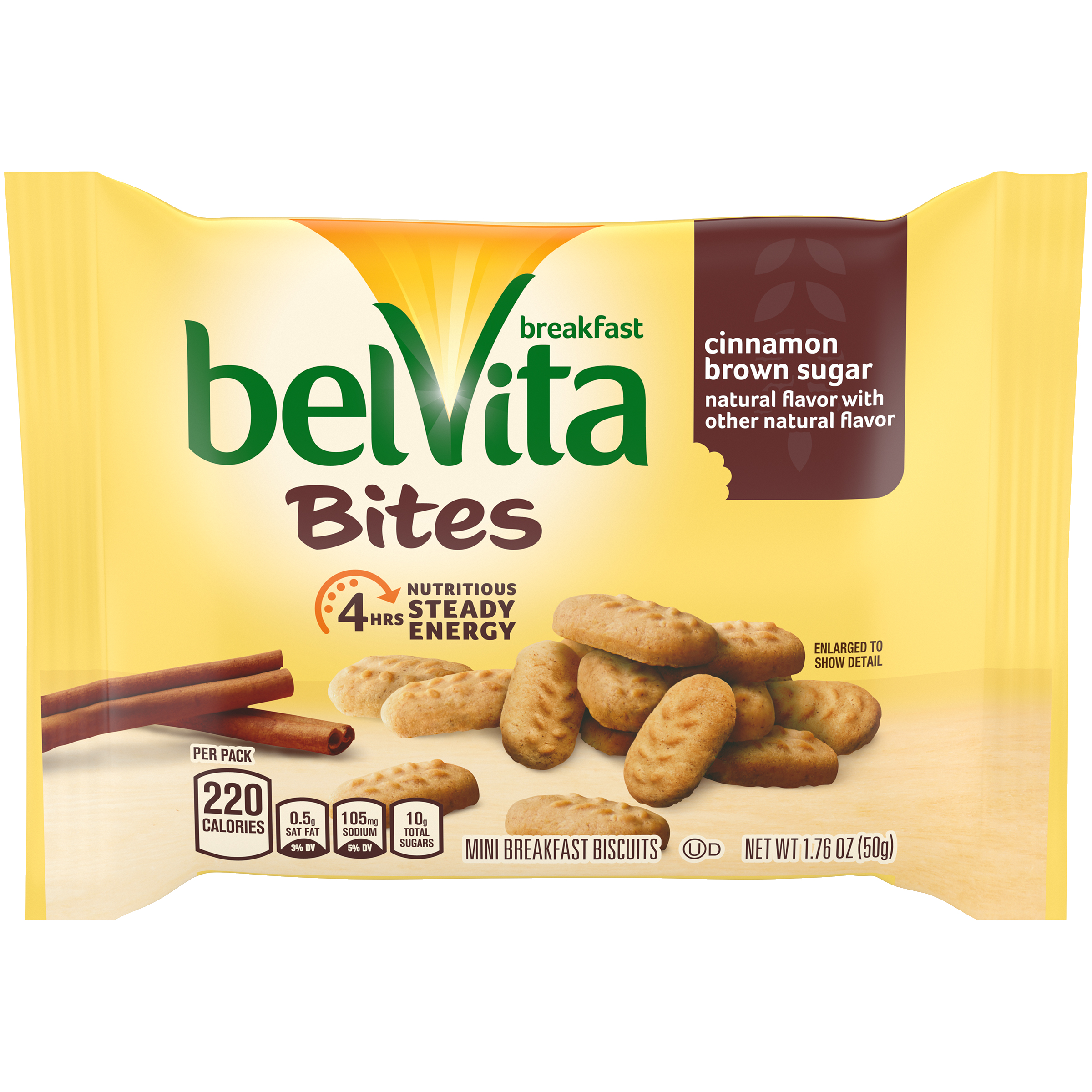 belVita Breakfast Bites Cinnamon Brown Sugar 5/1.76OZ