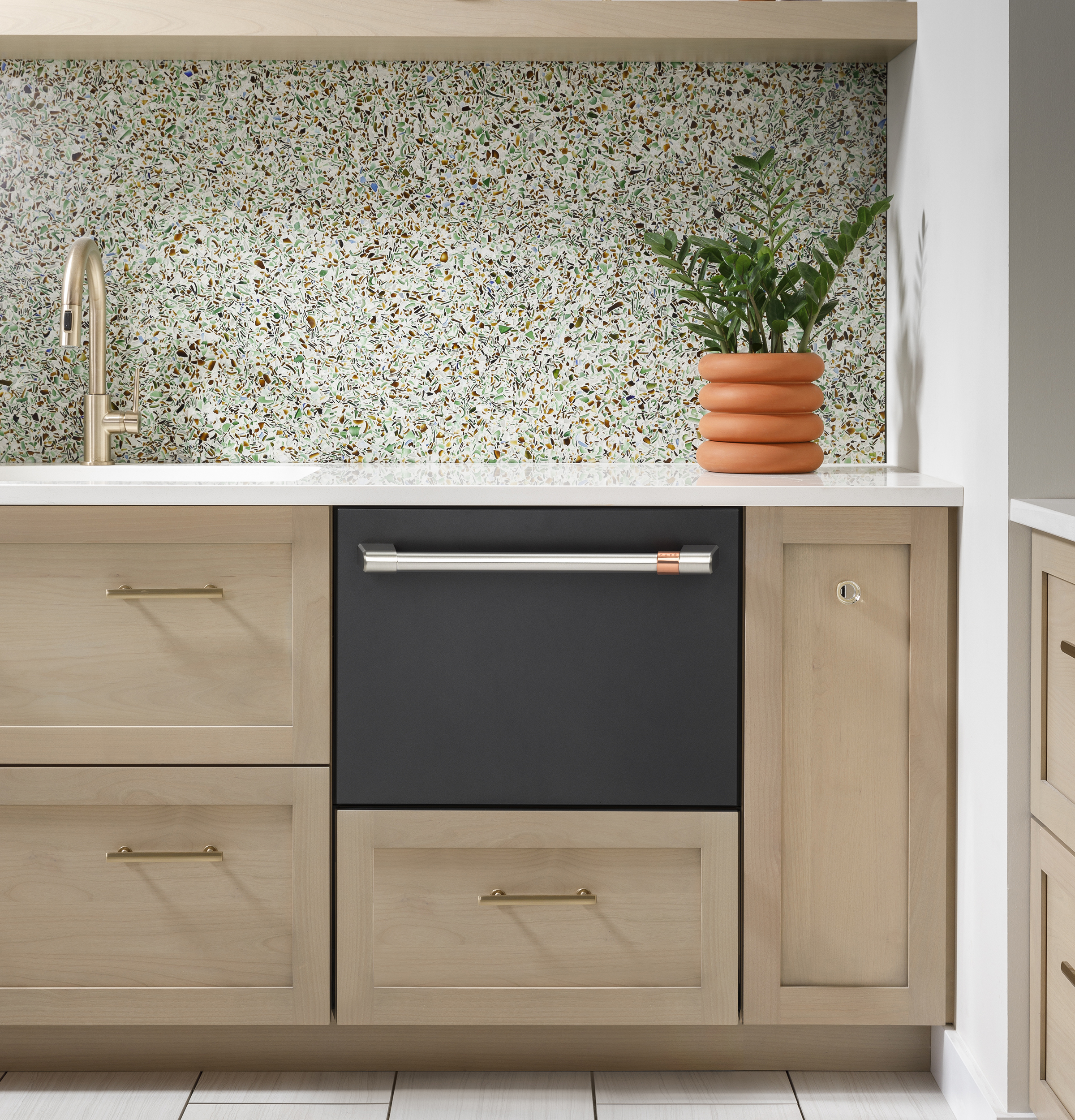 Café™ 24'' Matte Black Drawer Dishwasher view 3