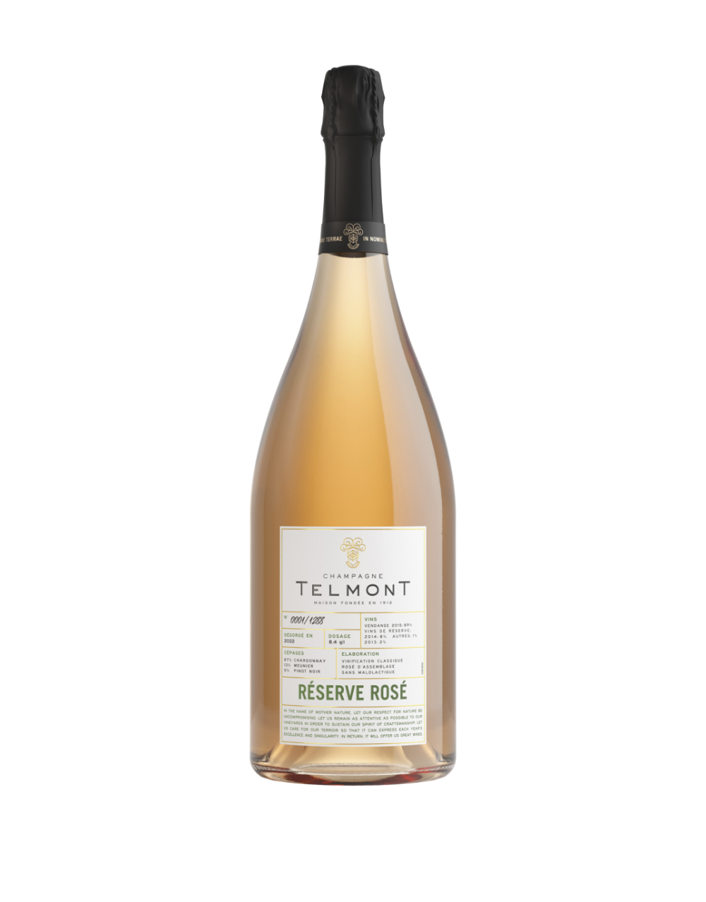 TELMONT CHAMPAGNE RÉSERVE ROSE