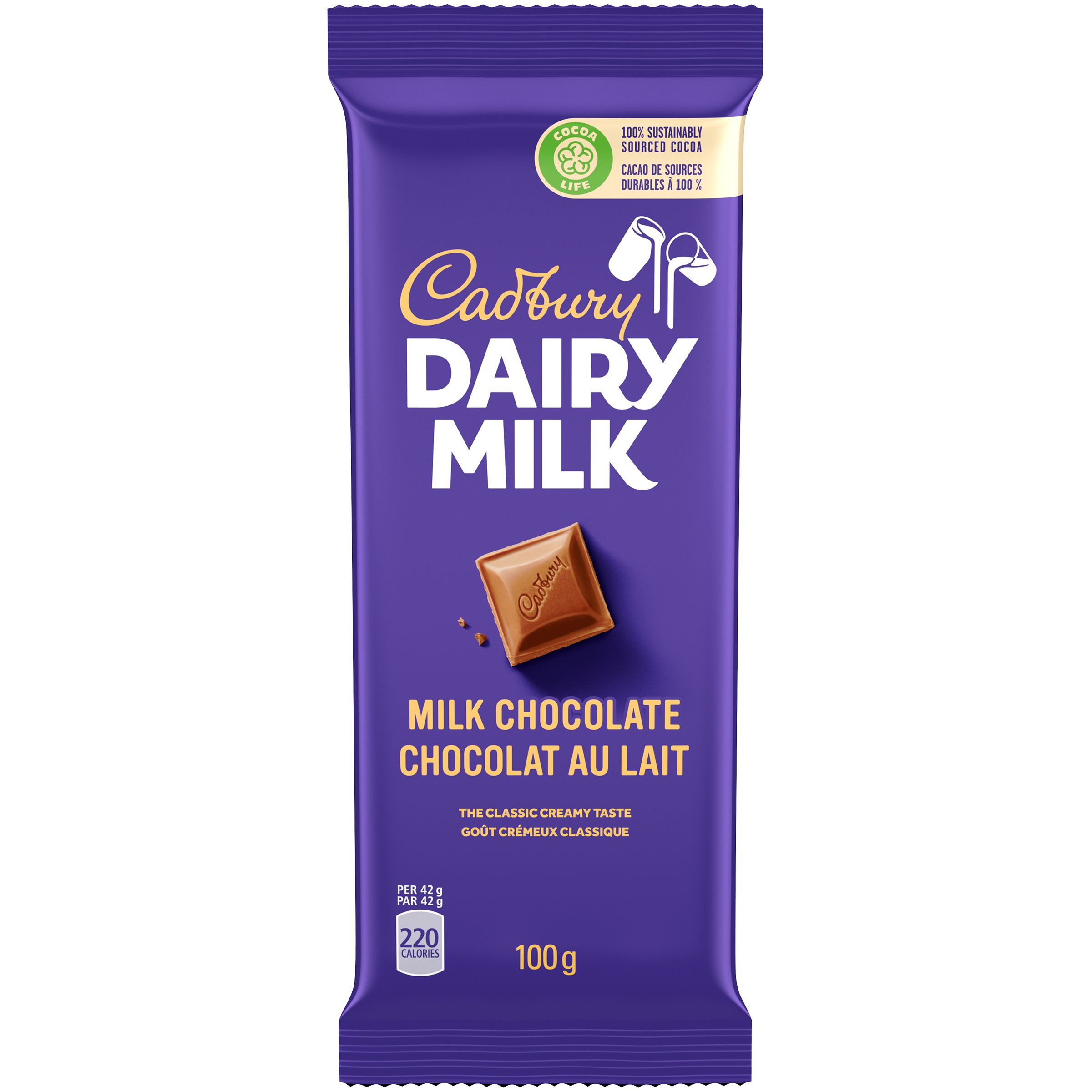 Cadbury Dairy Milk, Milk Chocolate, 100 g-0