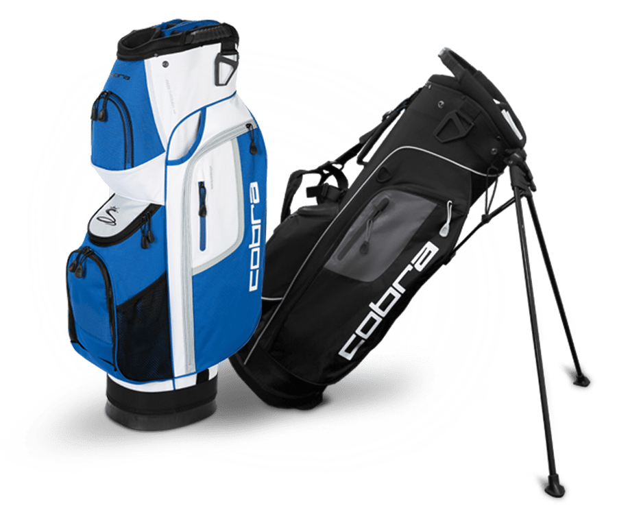 CHOOSE BETWEEN A CART & STAND BAG TO GO WITH YOUR SET. *CA only available with Cart Bag