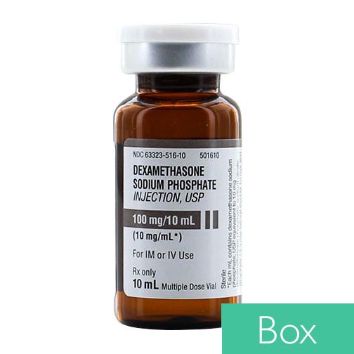 Dexamethasone Sodium Phosphate 10mg/ml Multiple Dose Vial - 10/Box
