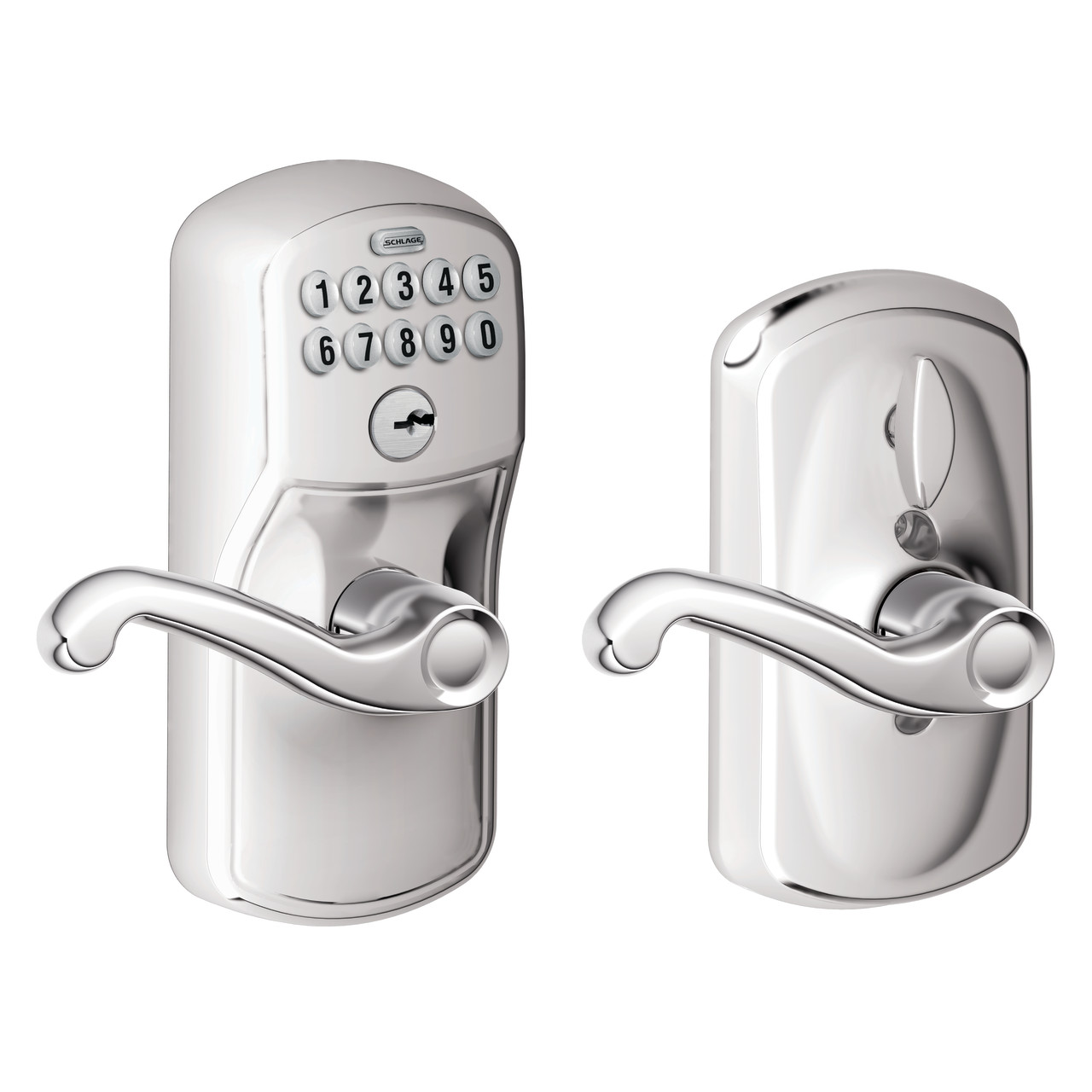 Keypad Lever and Flair Lever with Flex Lock