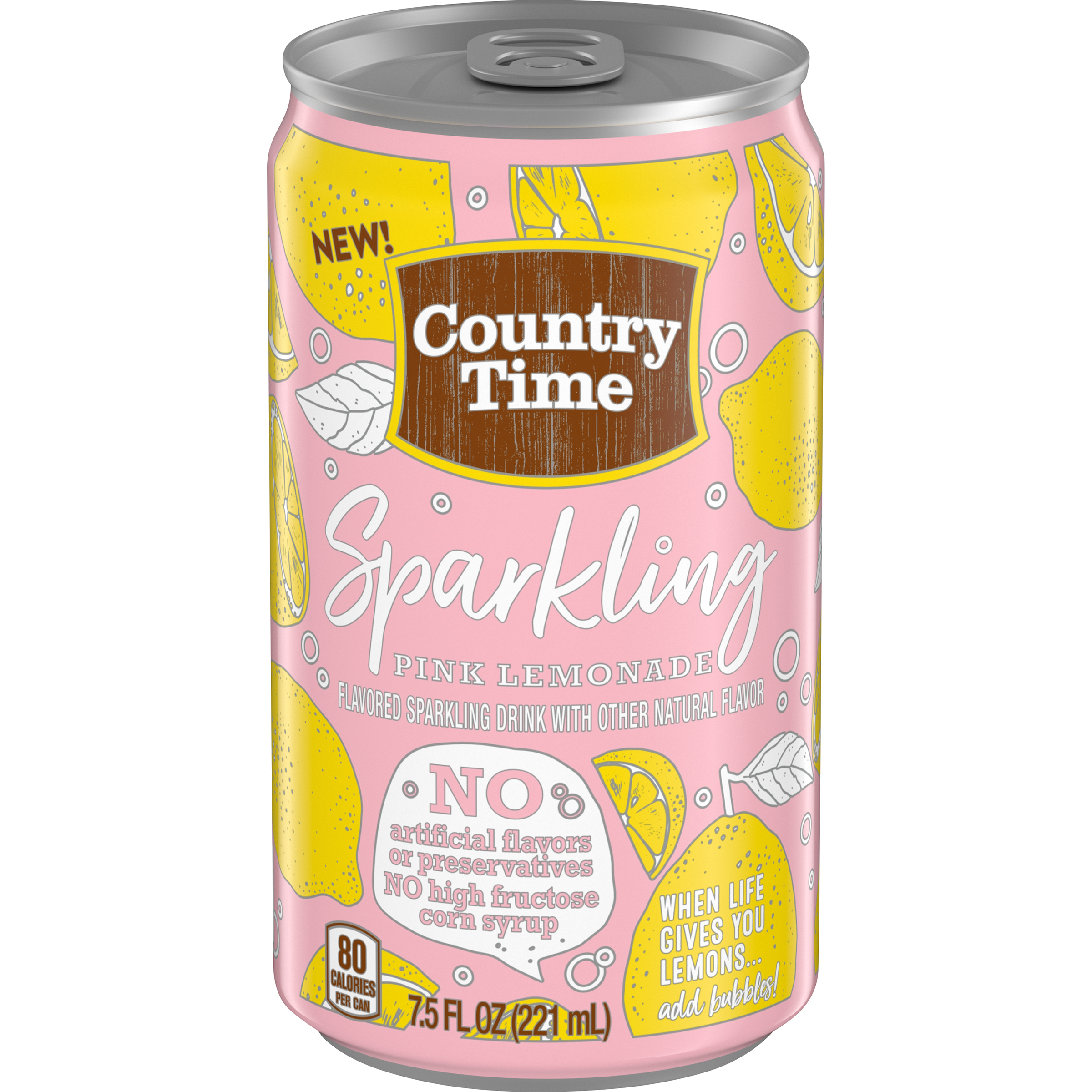 Country Time Sparkling Pink Lemonade 7.5 fl oz Can - Kraft Recipes