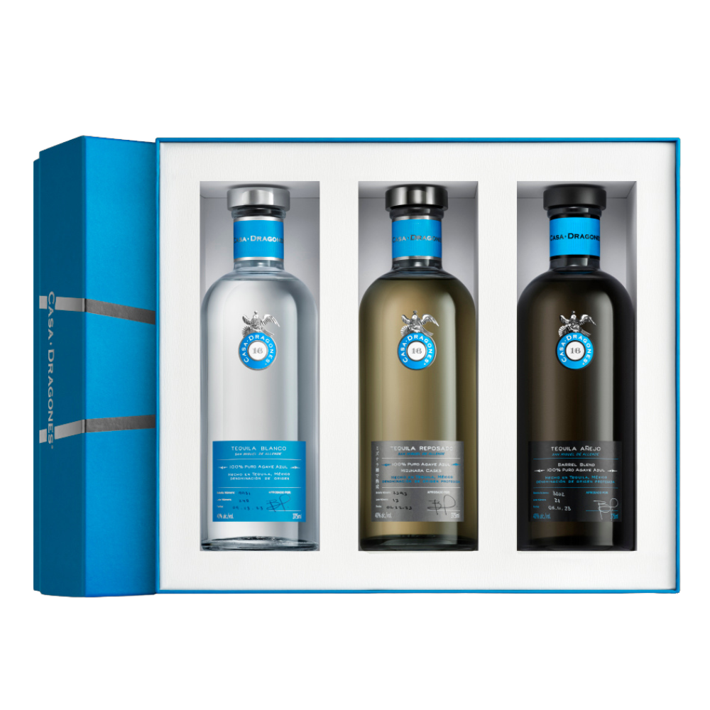 CASA DRAGONES SIPPING TEQUILA GIFT SET