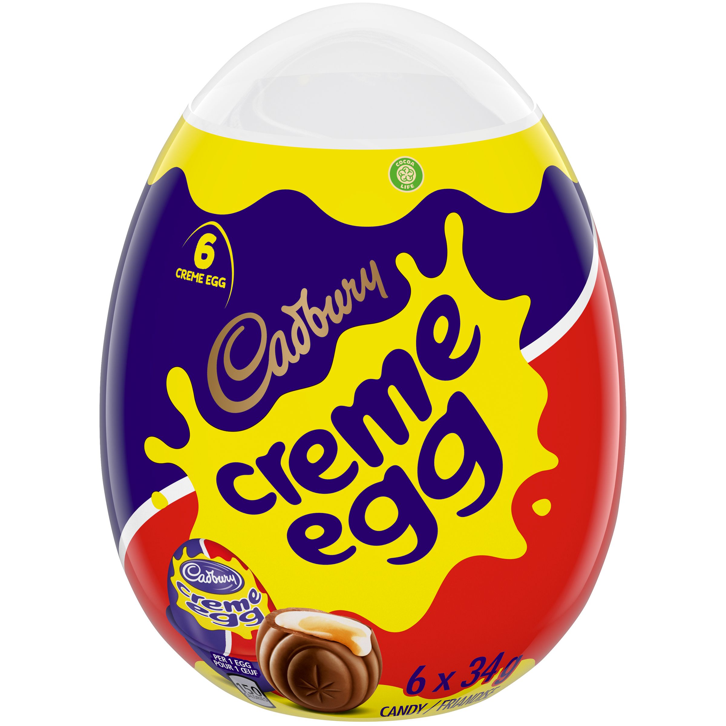 Cadbury Cream Filled Chocolate Egg 204 G