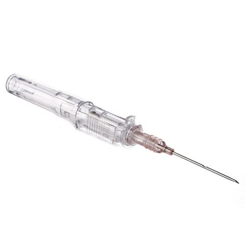 ViaValve® Safety IV Catheter, 16G x 1 1/4" Straight Hub - 50/Box