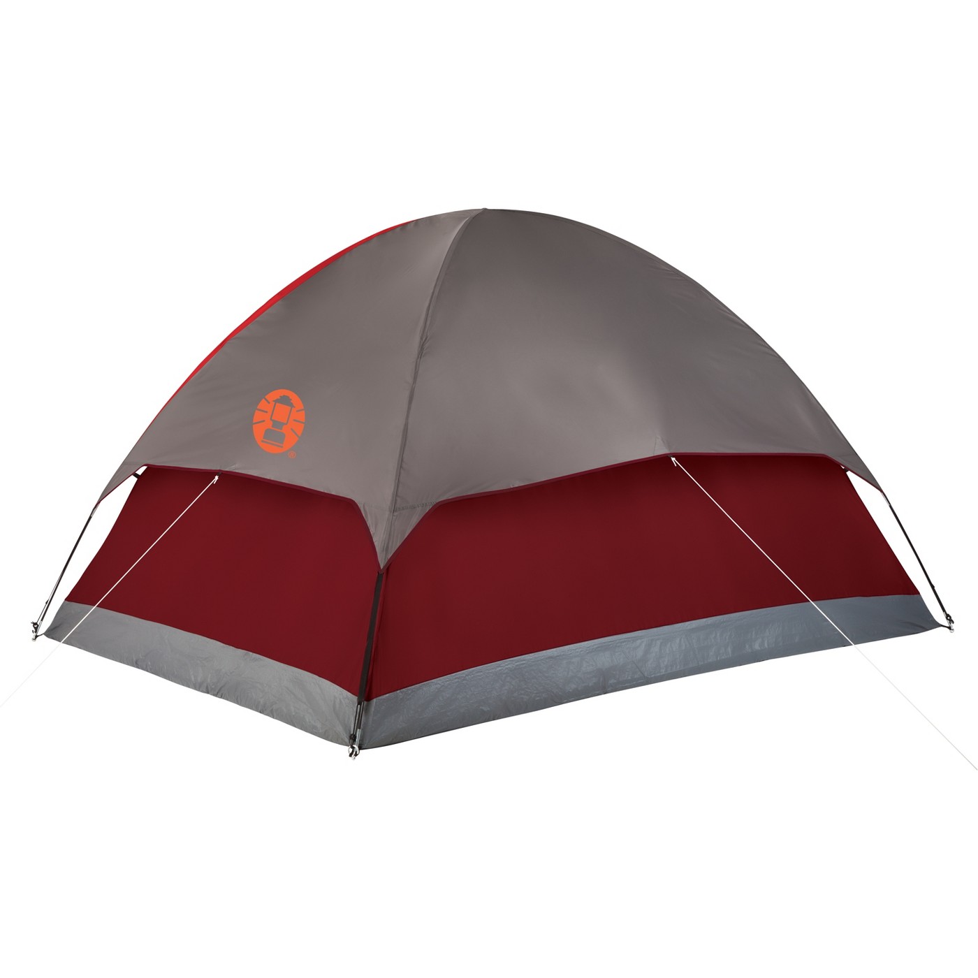 Coleman Flatwoods II Easy setup 4 Person Tent - Red | eBay