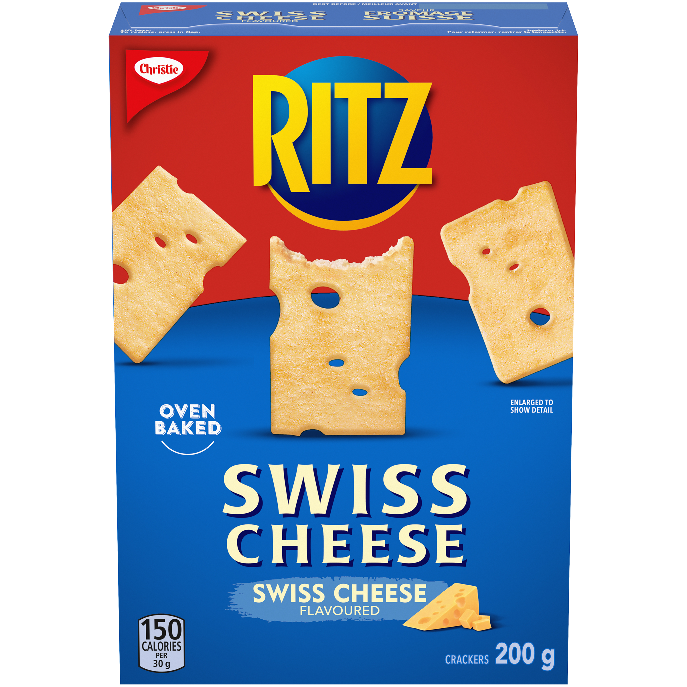 Ritz Swiss Cheese Flavoured Crackers, 200 G-thumbnail-0