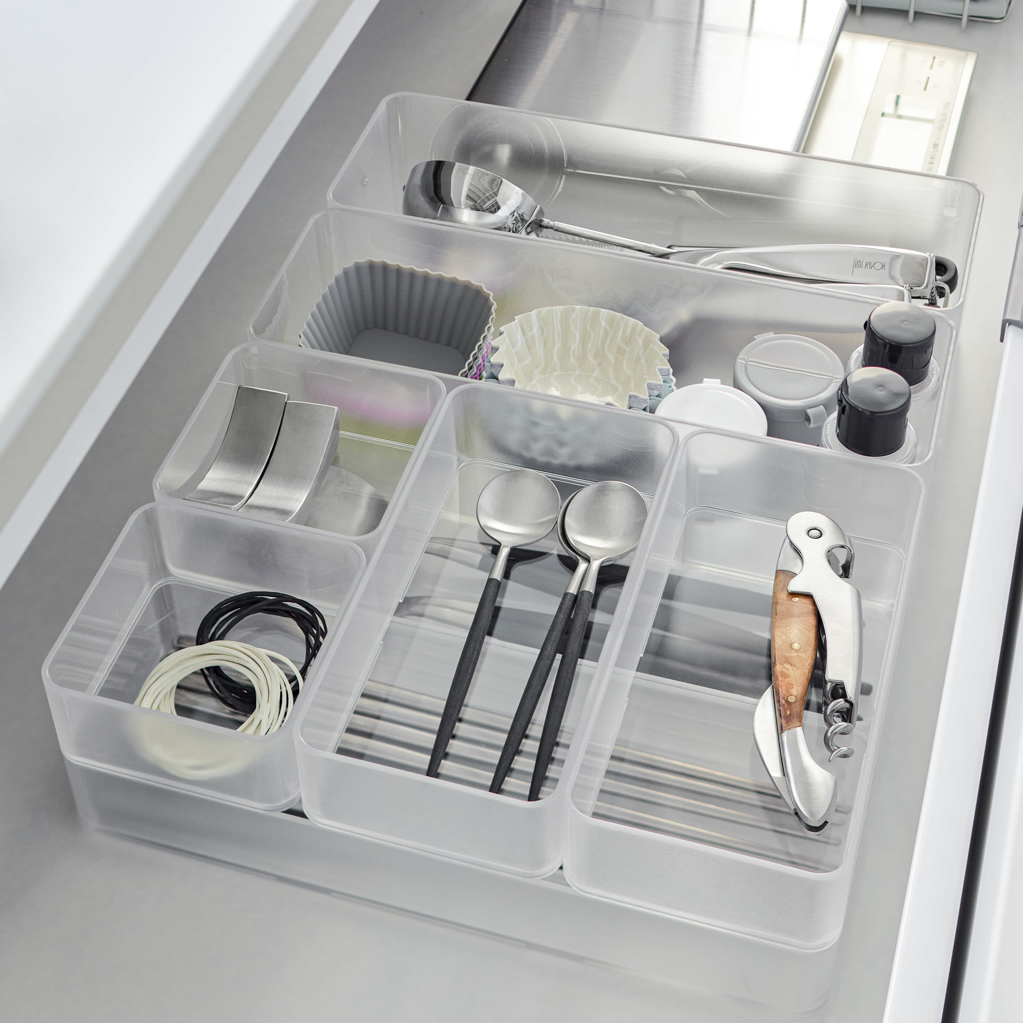 Stapelbarer Organizer L (2er Set) : Kombinieren Sie sie!