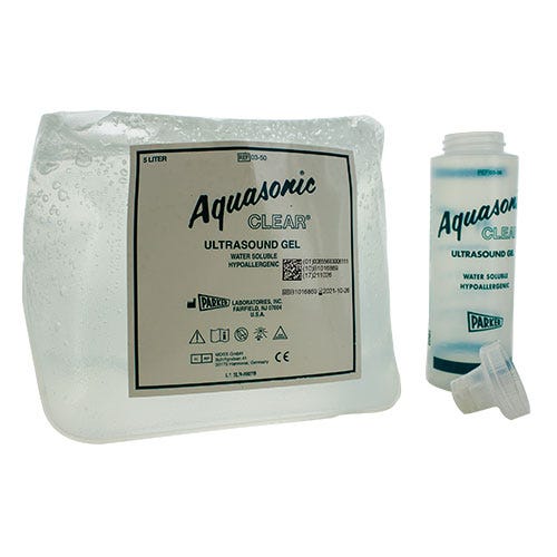 Aquasonic Clear® Ultrasound Gel, 5 Liter Sonicpac®
