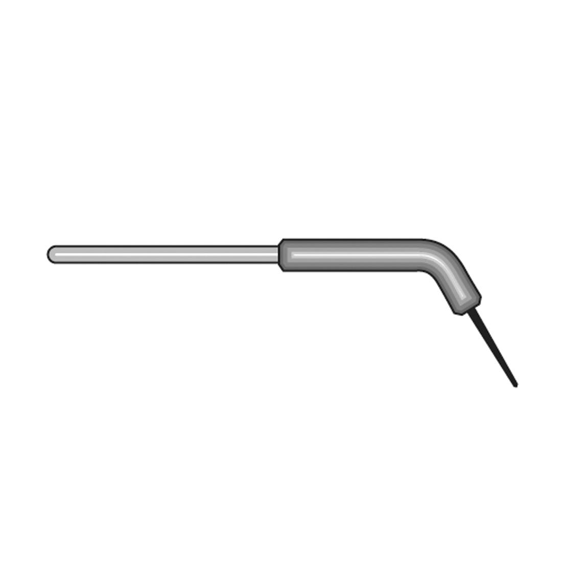 Electrode Needle Curved Long RSN61