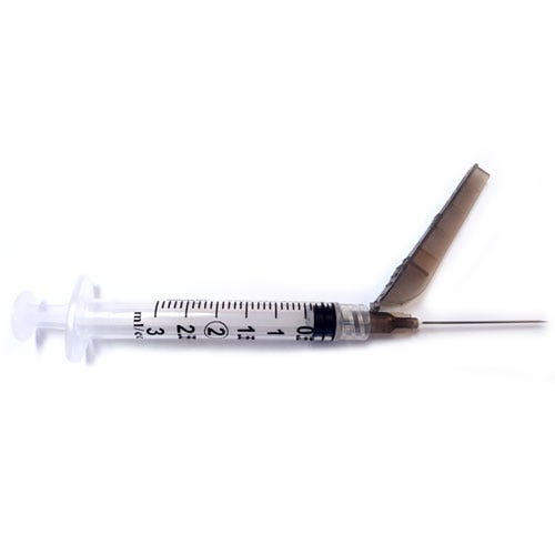 Secure Touch® 3cc Safety Syringe with 22G x 1 1/2" Safety Needle - 50/Box
