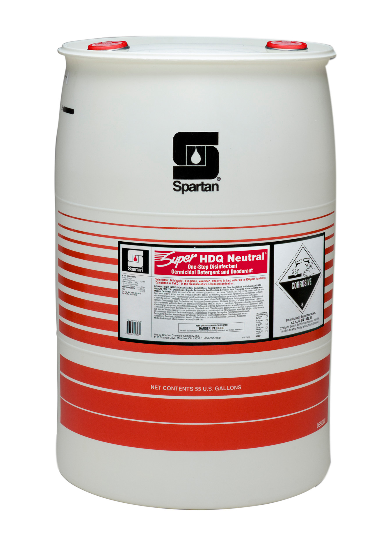 Spartan Chemical Company Super HDQ Neutral, 55 GAL DRUM