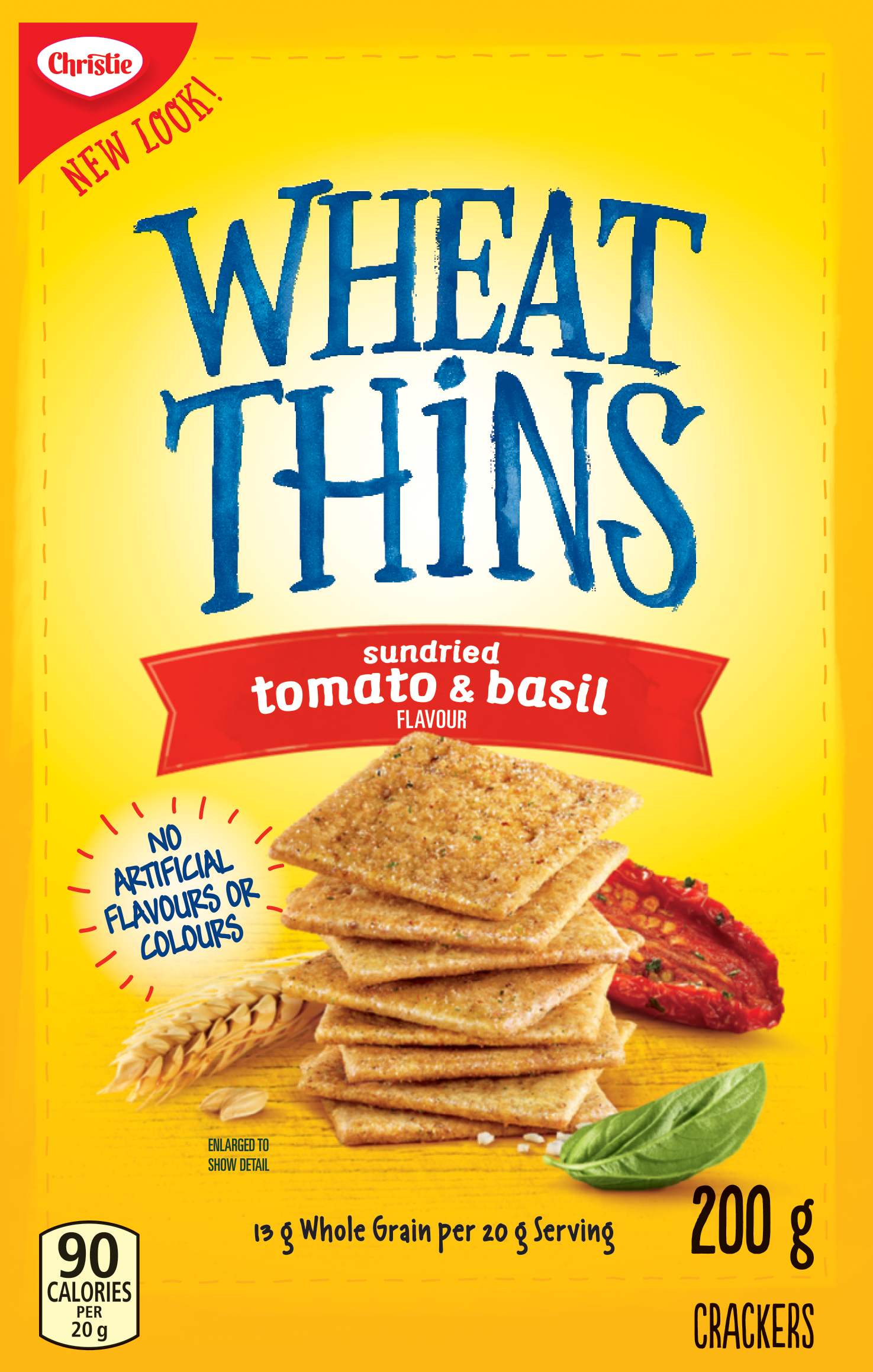 Wheat Thins Sundried Tomato & Basil Crackers 200 G-thumbnail-0
