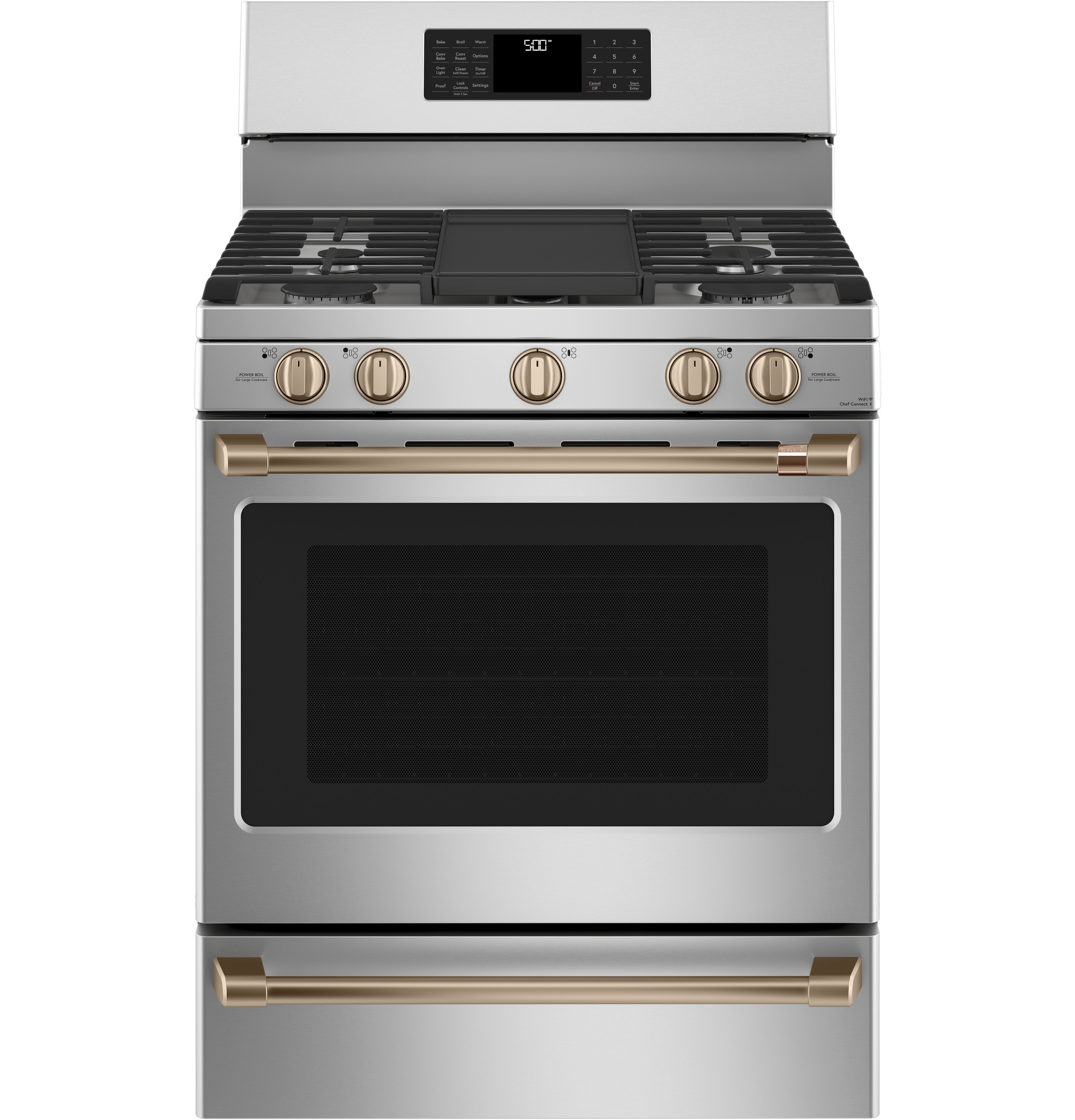 Freestanding Gas Knobs,Hndls Brushed Bronze — Not Connectable view 4