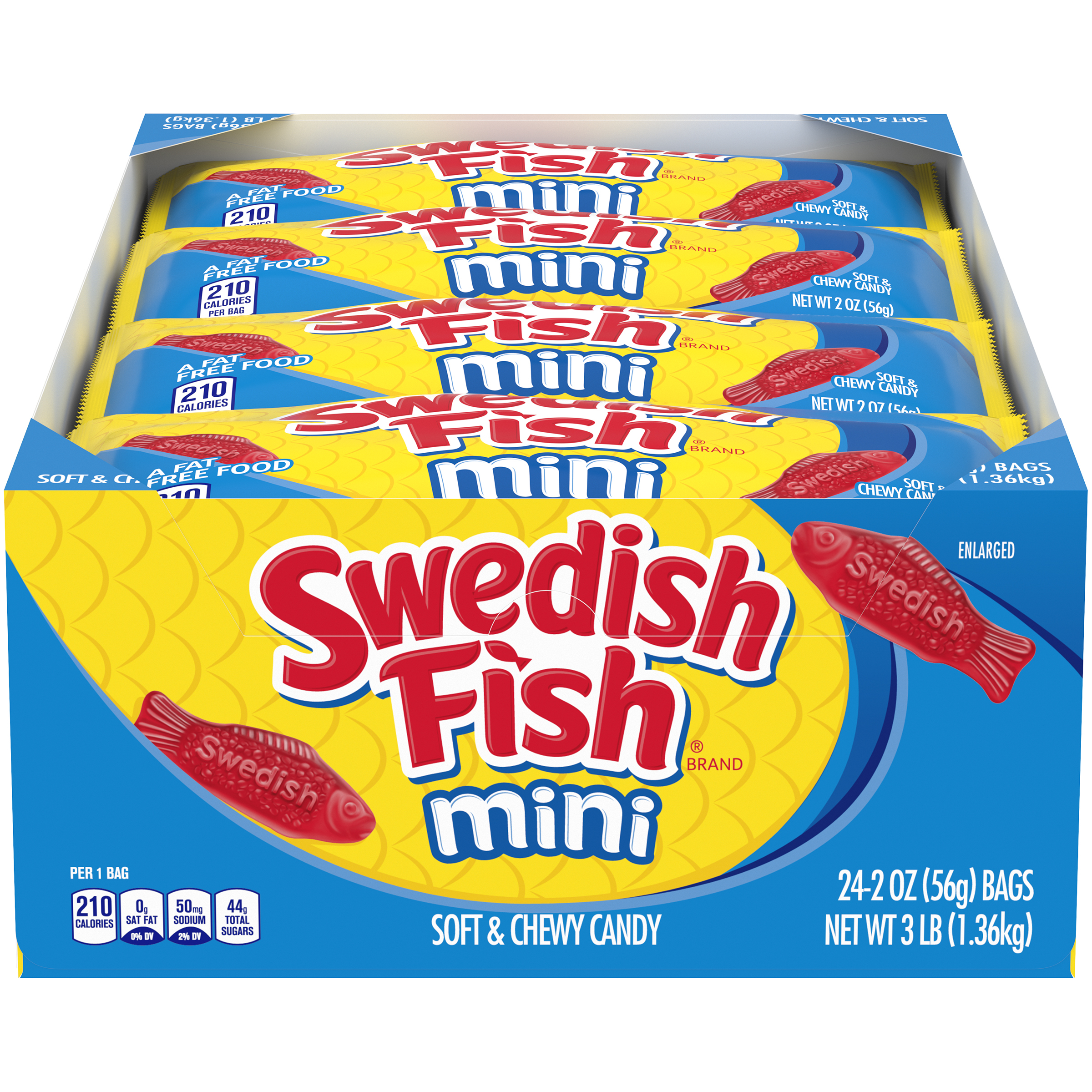 SWEDISH FISH Berry Soft Candy 24 Count