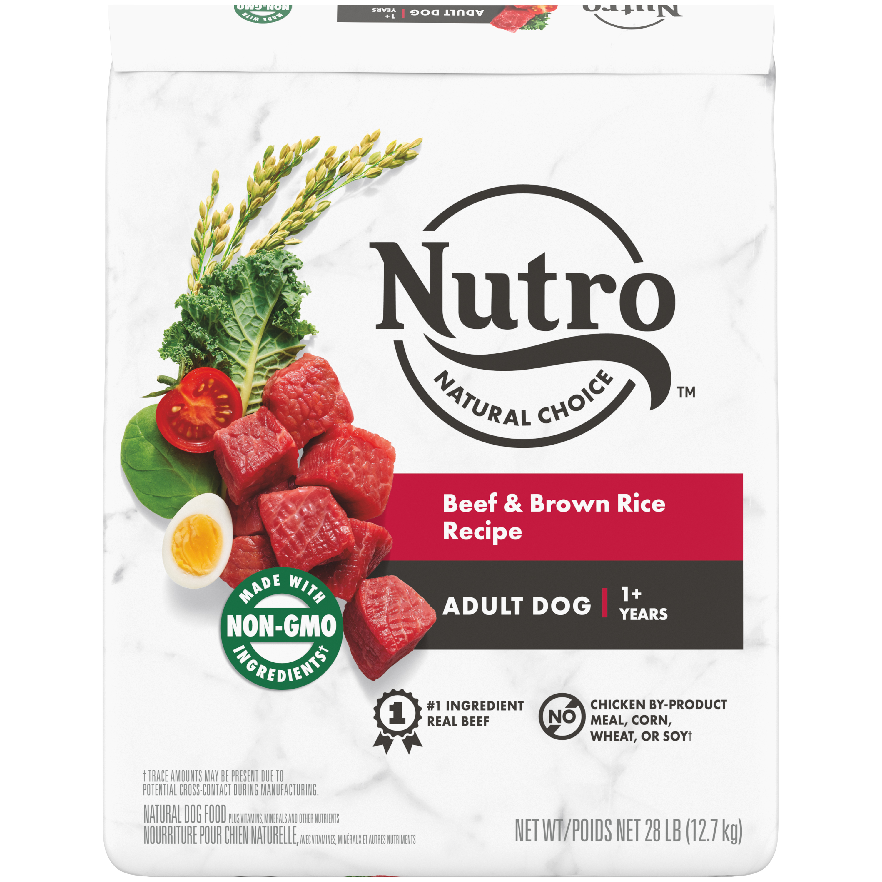 28 Lb Nutro Adult Beef & Rice - Treats