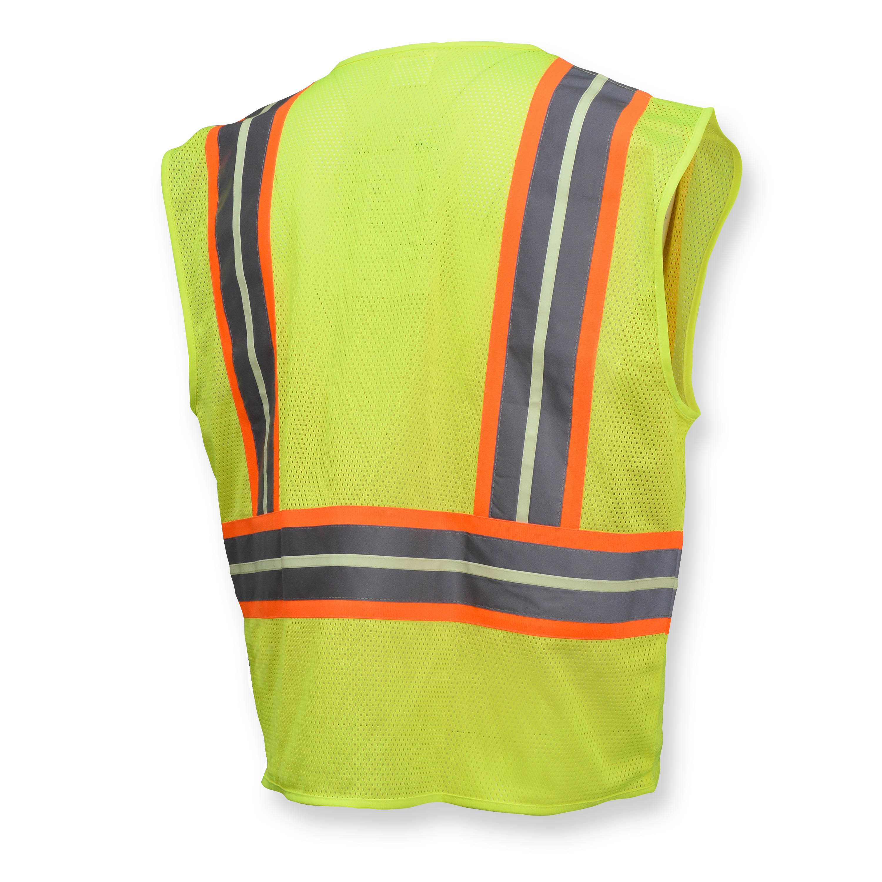 Picture of Radians SV22GL-2 Economy Type R Class 2 Safety Glow-in-the-Dark Vest with Two-Tone Trim