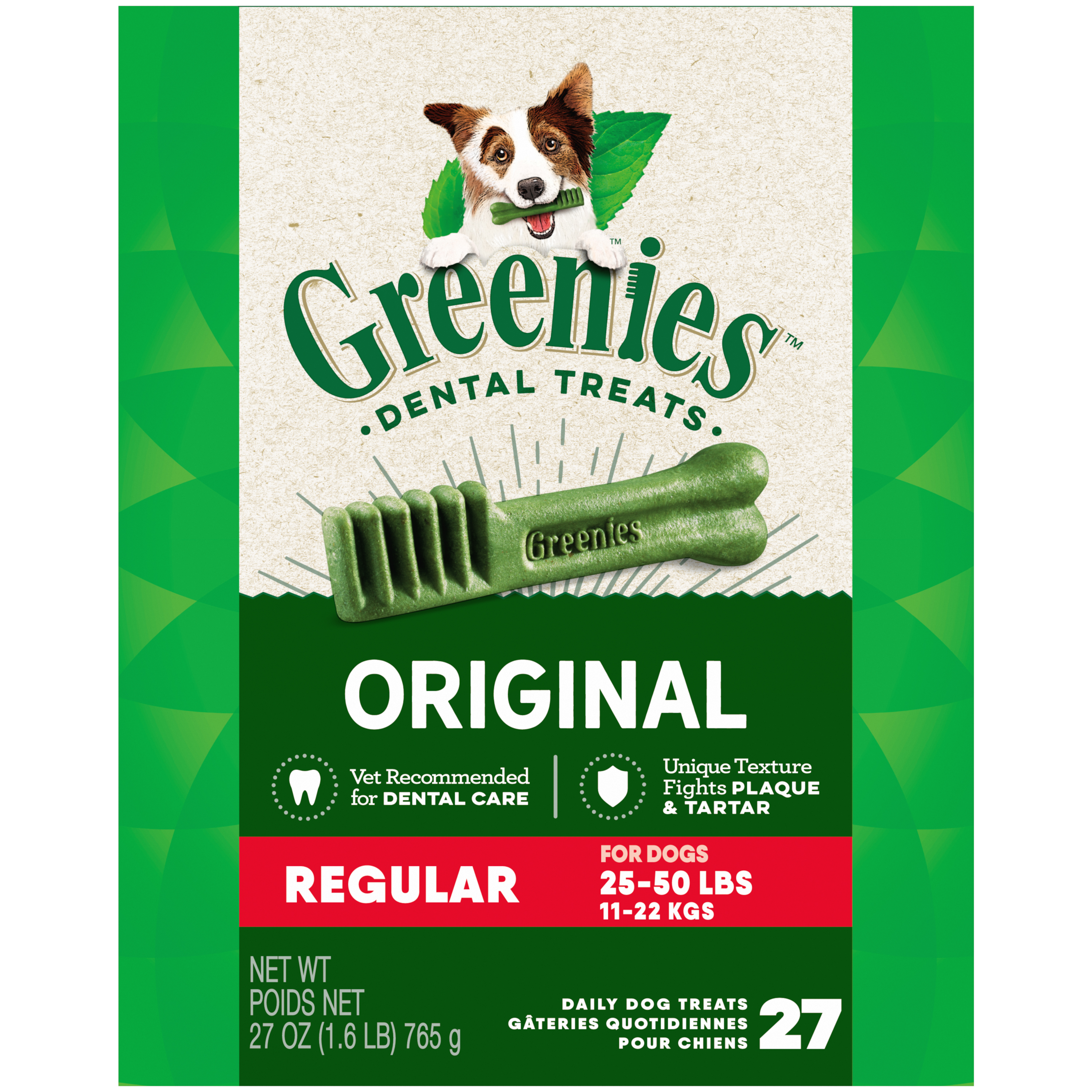 27 oz. Greenies Regular Tub Treat Pk - Health/First Aid