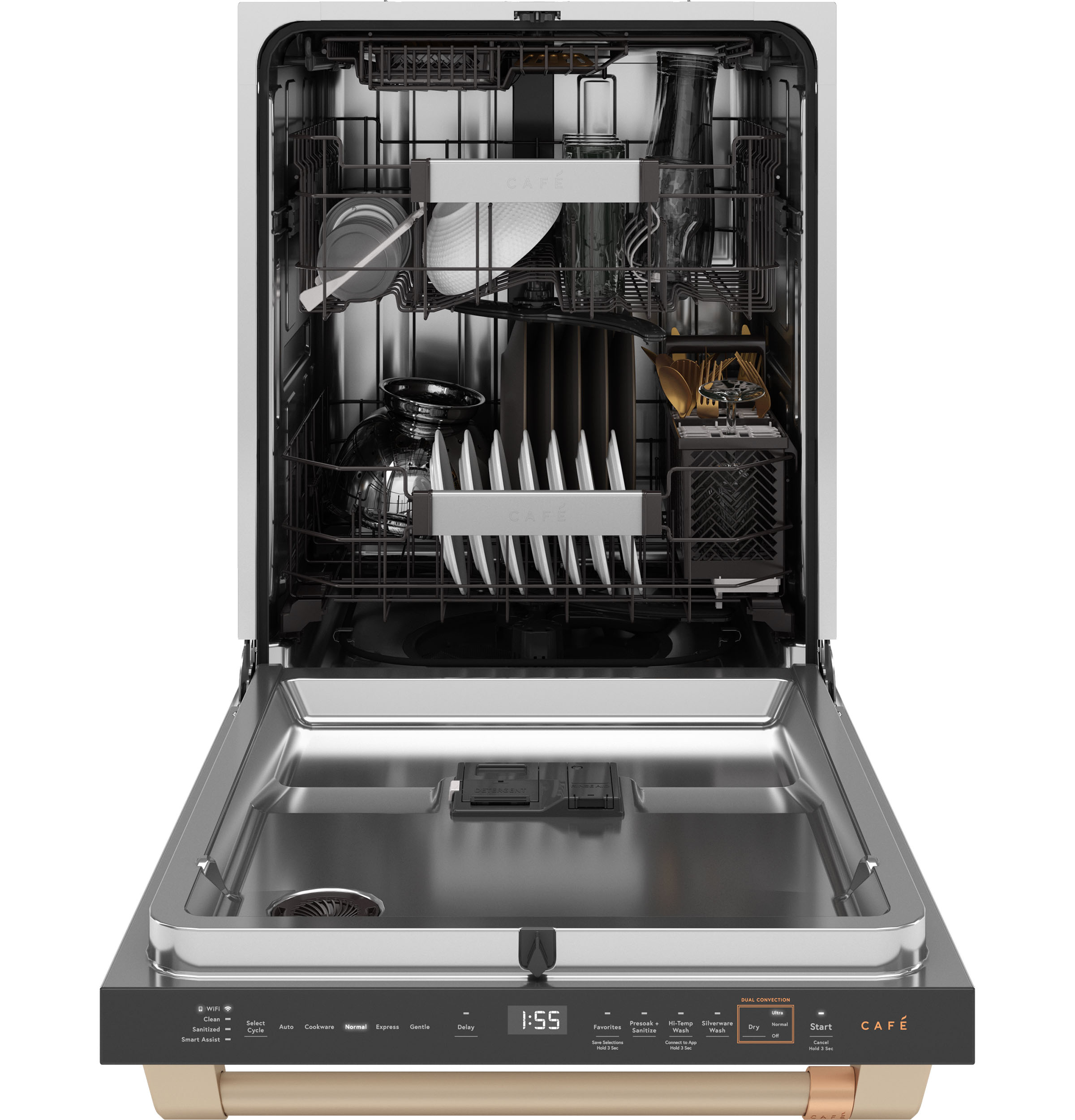 Cafe™ 24" Matte White Top Control Built In Dishwasher view 4