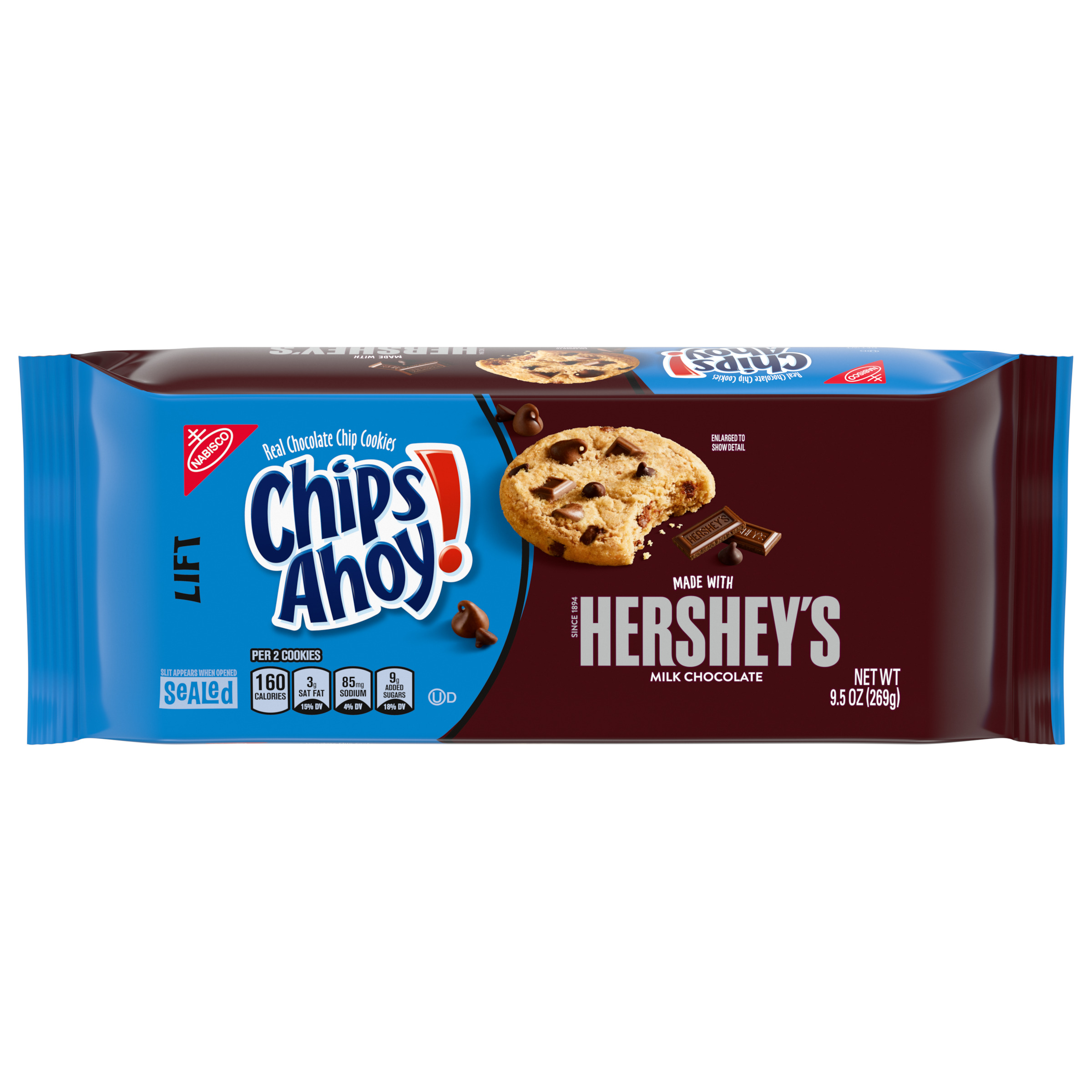 CHIPS AHOY! Hershey's Milk Chocolate Chip Cookies, 9.5 oz-1