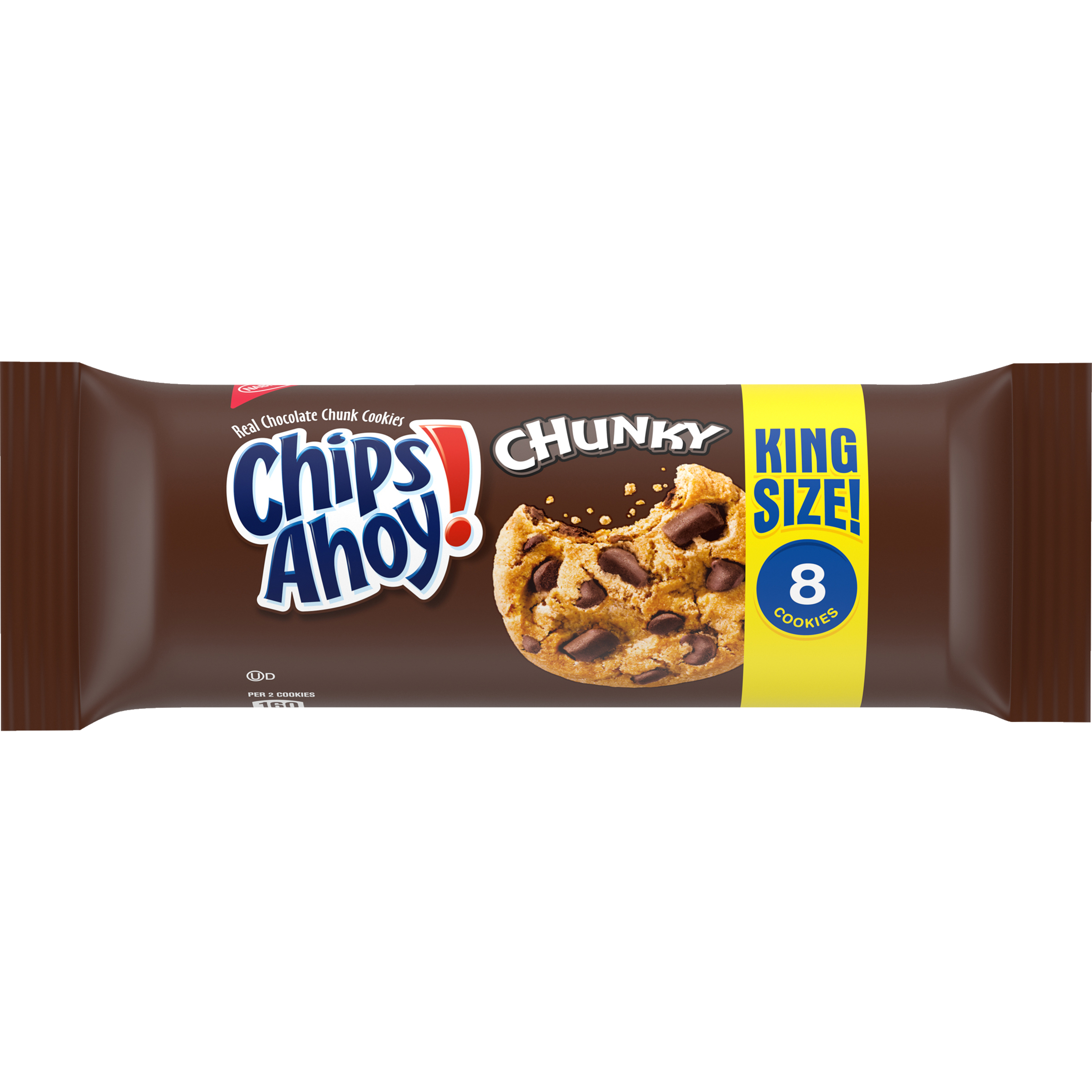 CHIPS AHOY! Chunk Chocolate Chip Cookies, King Size, 4.15 oz-1