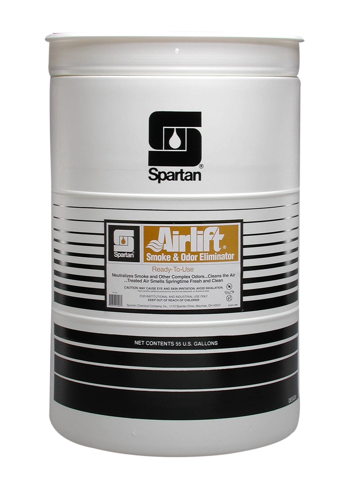 Spartan Chemical Company Airlift Smoke & Odor Eliminator, 55 GAL DRUM